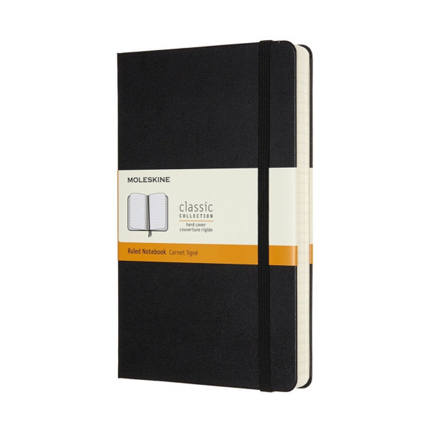 Moleskine Libreta Clásica · Tapa Dura · 13x21cm · Rayada · Negro