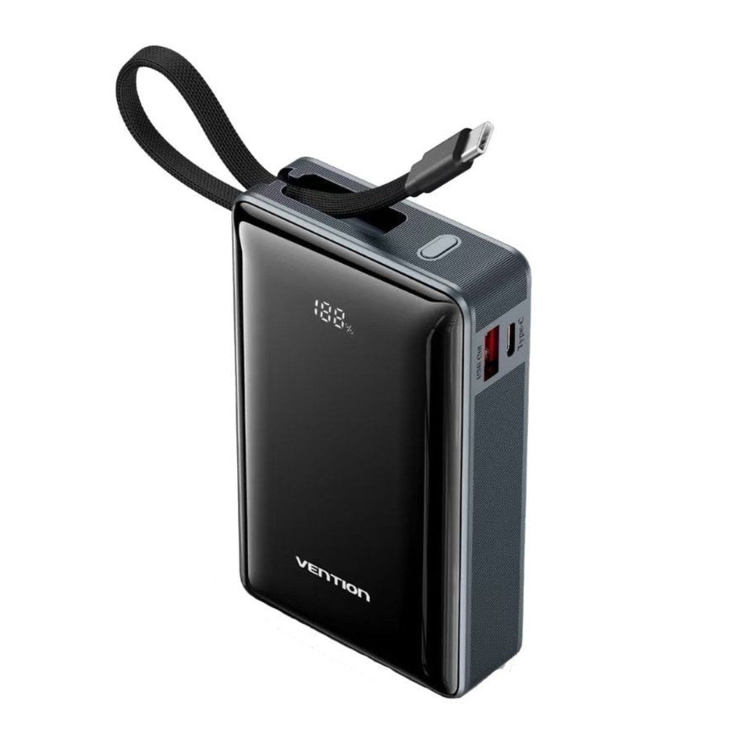 Vention Powerbank 20000mAh · 65W · Gris · Cable USB-C Incluido