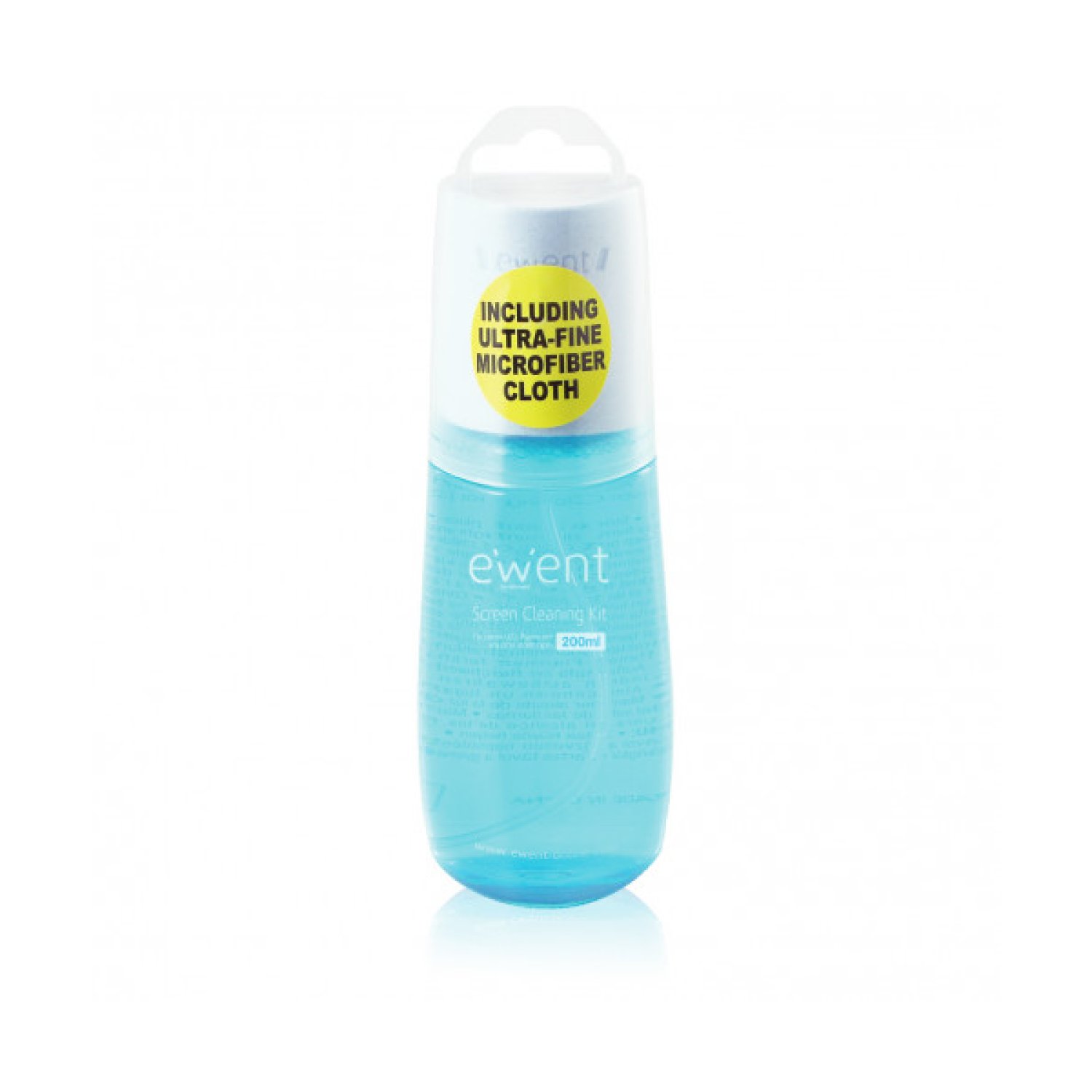 Ewent EW5671 · Kit Limpieza PC · Pantallas y Plásticos · Líquido 200ml