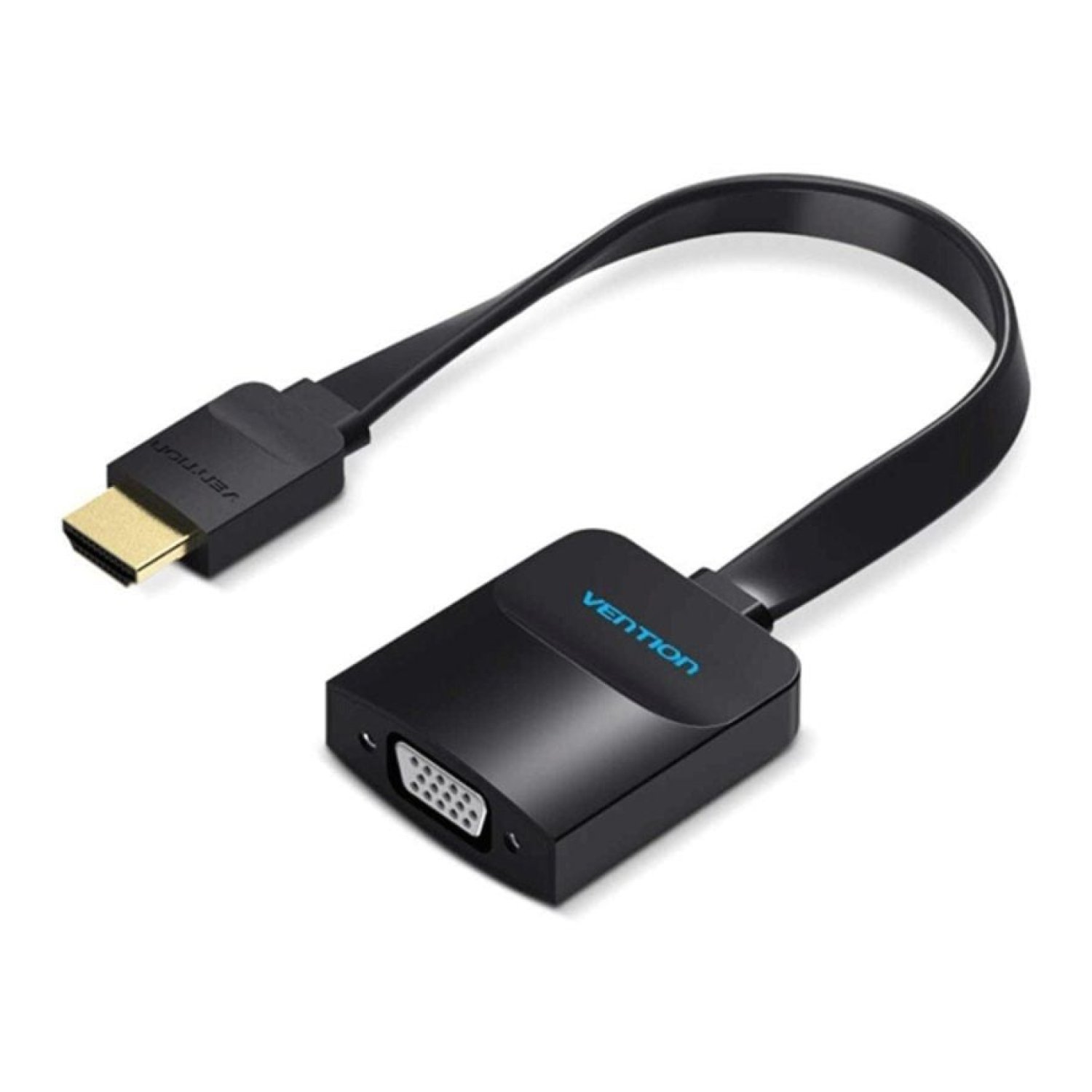 Vention · Cable Conversor HDMI a VGA · Jack 3.5 · 20cm · Negro