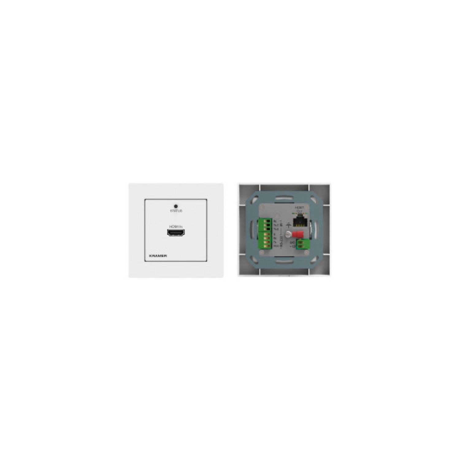 Kramer WP-789T · Toma HDMI · Blanco · Conector de Pared Pro AV