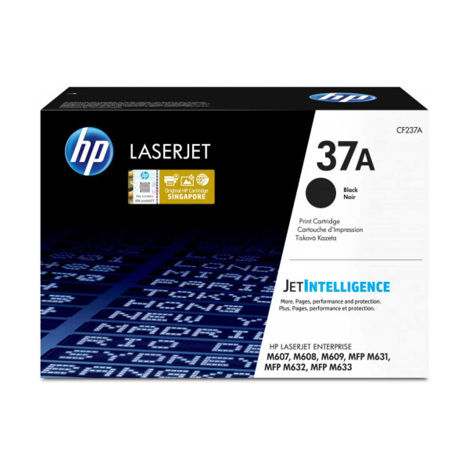 HP 37A · Tóner Negro · CF237A
