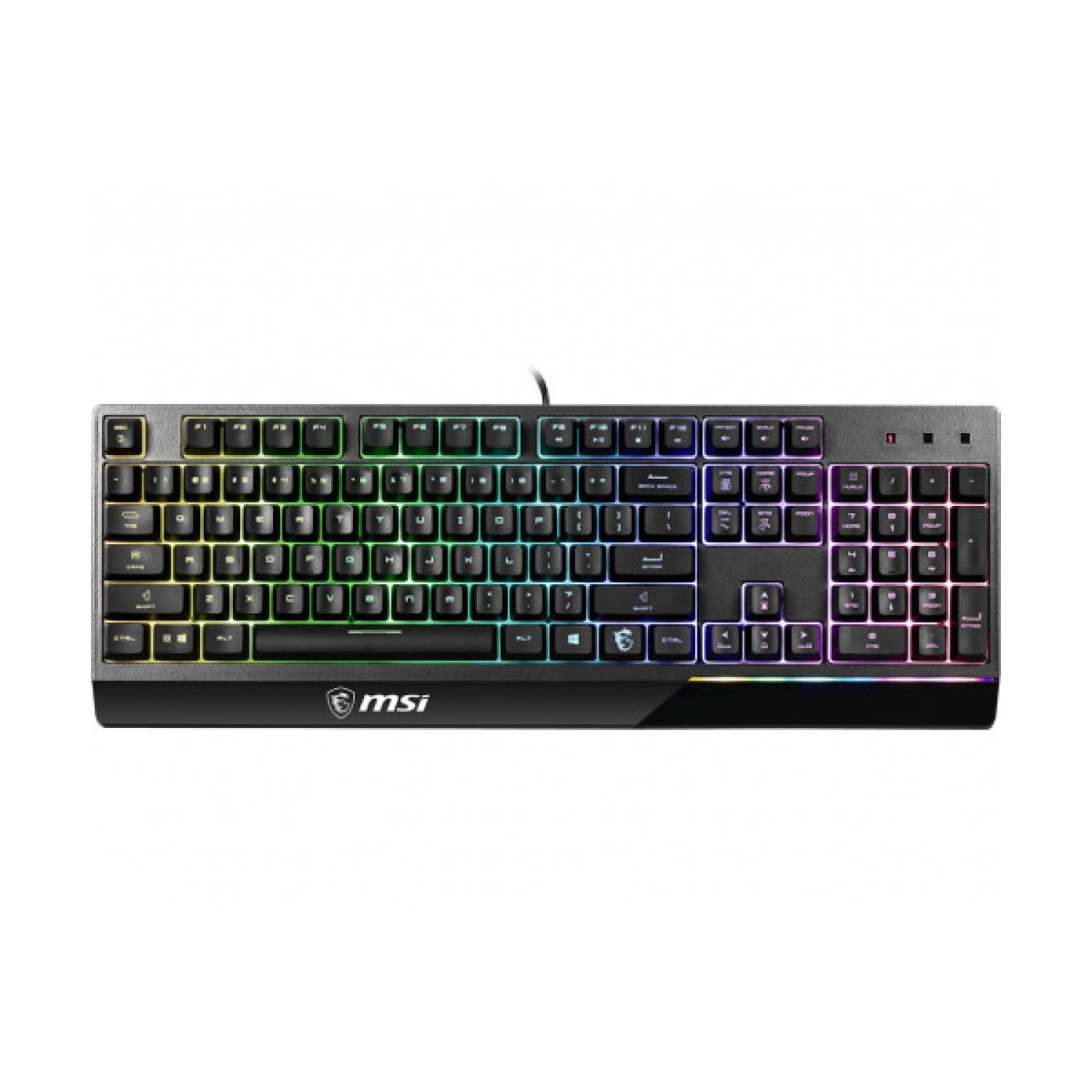 MSI Vigor GK30 · Teclado Gaming · USB · QWERTY Español · Negro