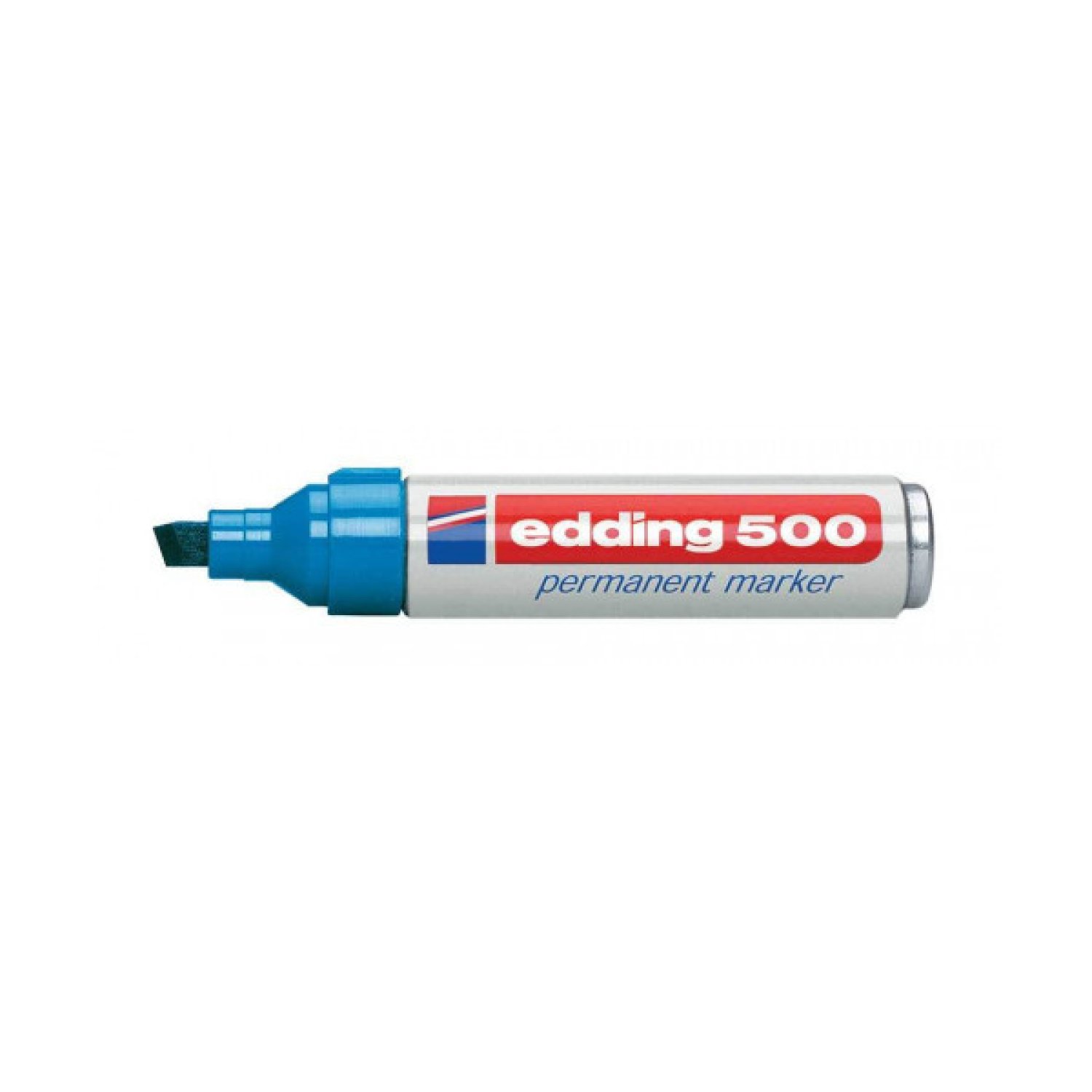 Edding 500 · Marcador Permanente · Punta Biselada 2-7mm · Azul