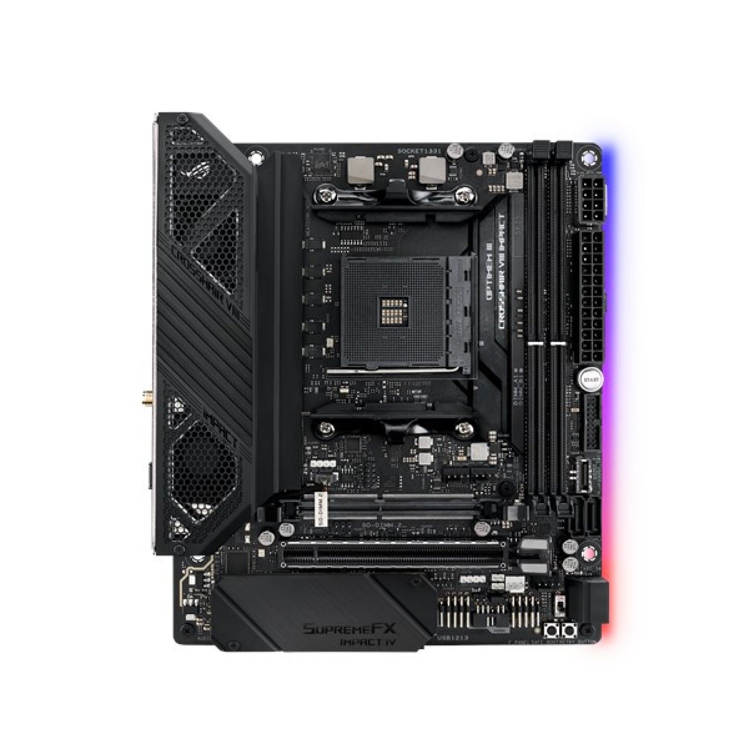 ASUS ROG Crosshair VIII Impact · AMD X570 · Socket AM4 · Mini-DTX
