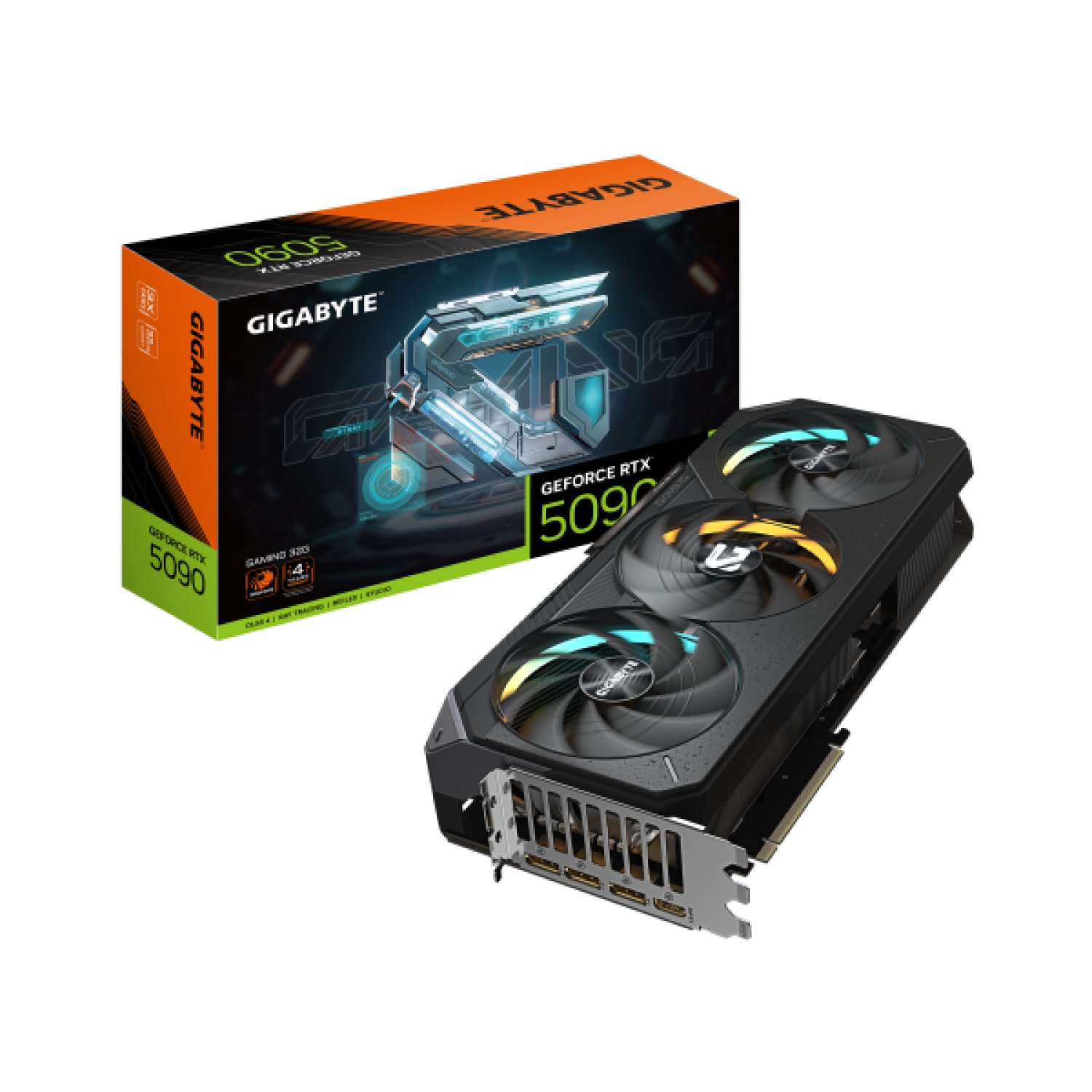 Gigabyte GeForce RTX 5090 Gaming · 32GB GDDR7 · PCI-E 5.0 · 2407MHz · DP 2.1a / HDMI 2.1b