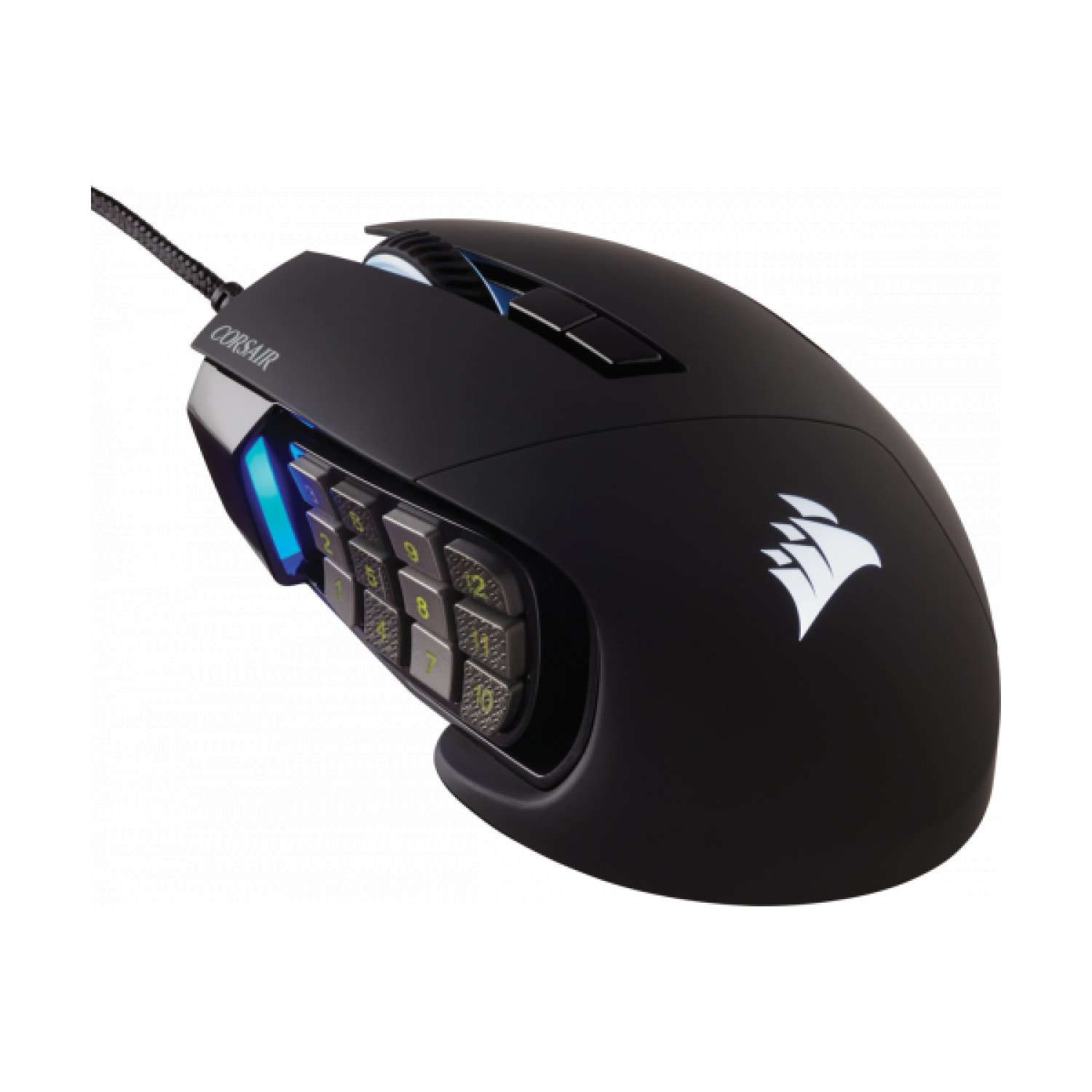 Corsair Scimitar RGB Elite · Ratón Óptico MMO · 18000 DPI · USB · Diestro