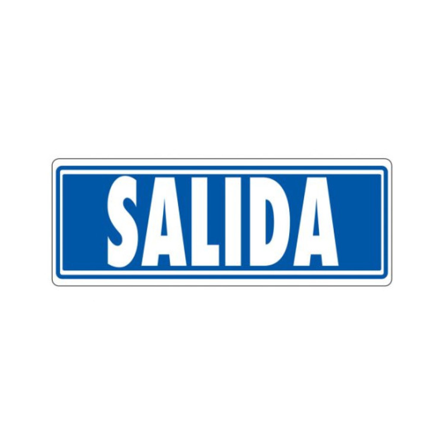 Archivo 2000 · Señal Salida · PVC Gris · 175x65 mm