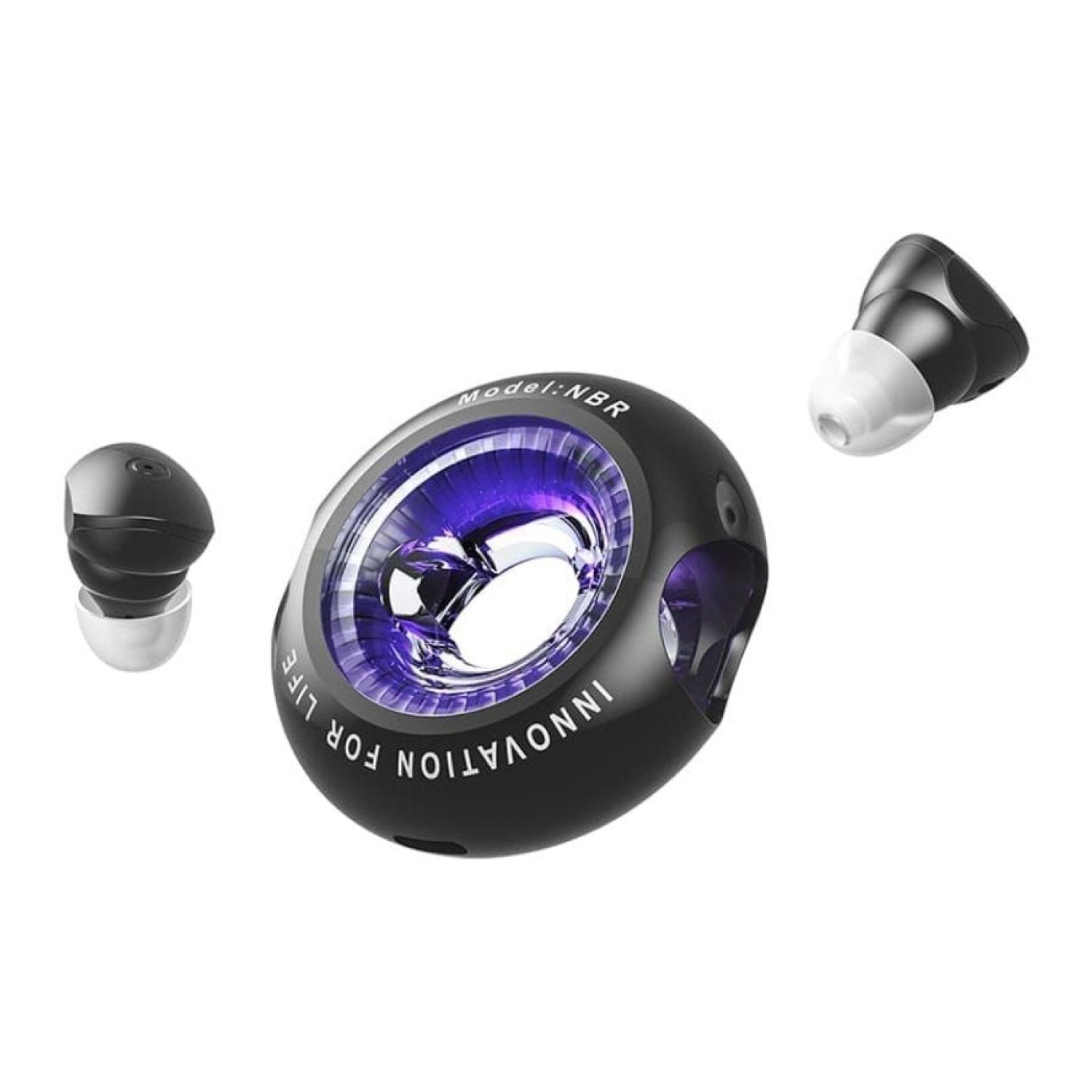 Vention NBRB0 · Auriculares Bluetooth · Autonomía 6h · Estuche de Carga · Negros