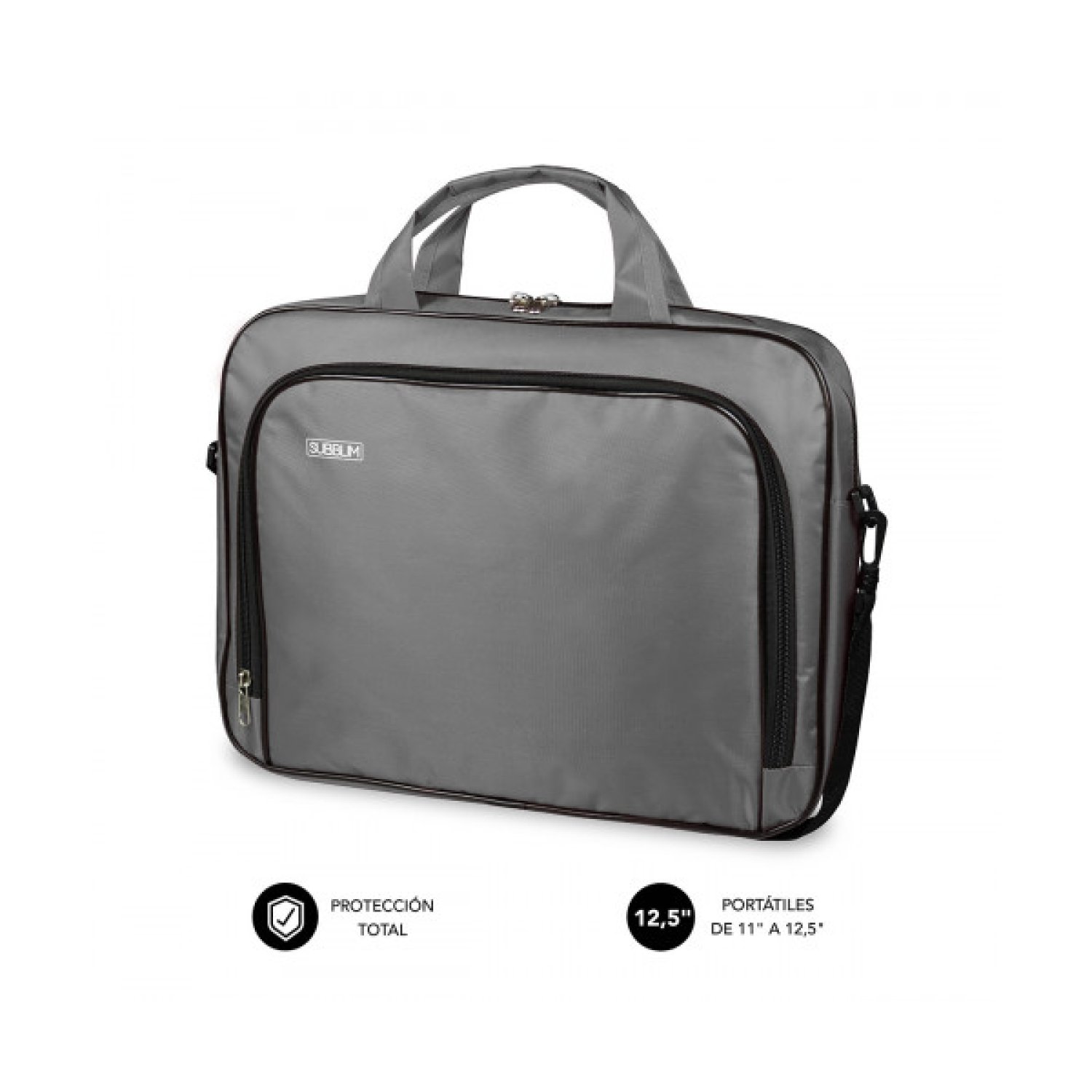 Subblim Maletín Oxford Laptop Bag · 11-12,5" · Grey