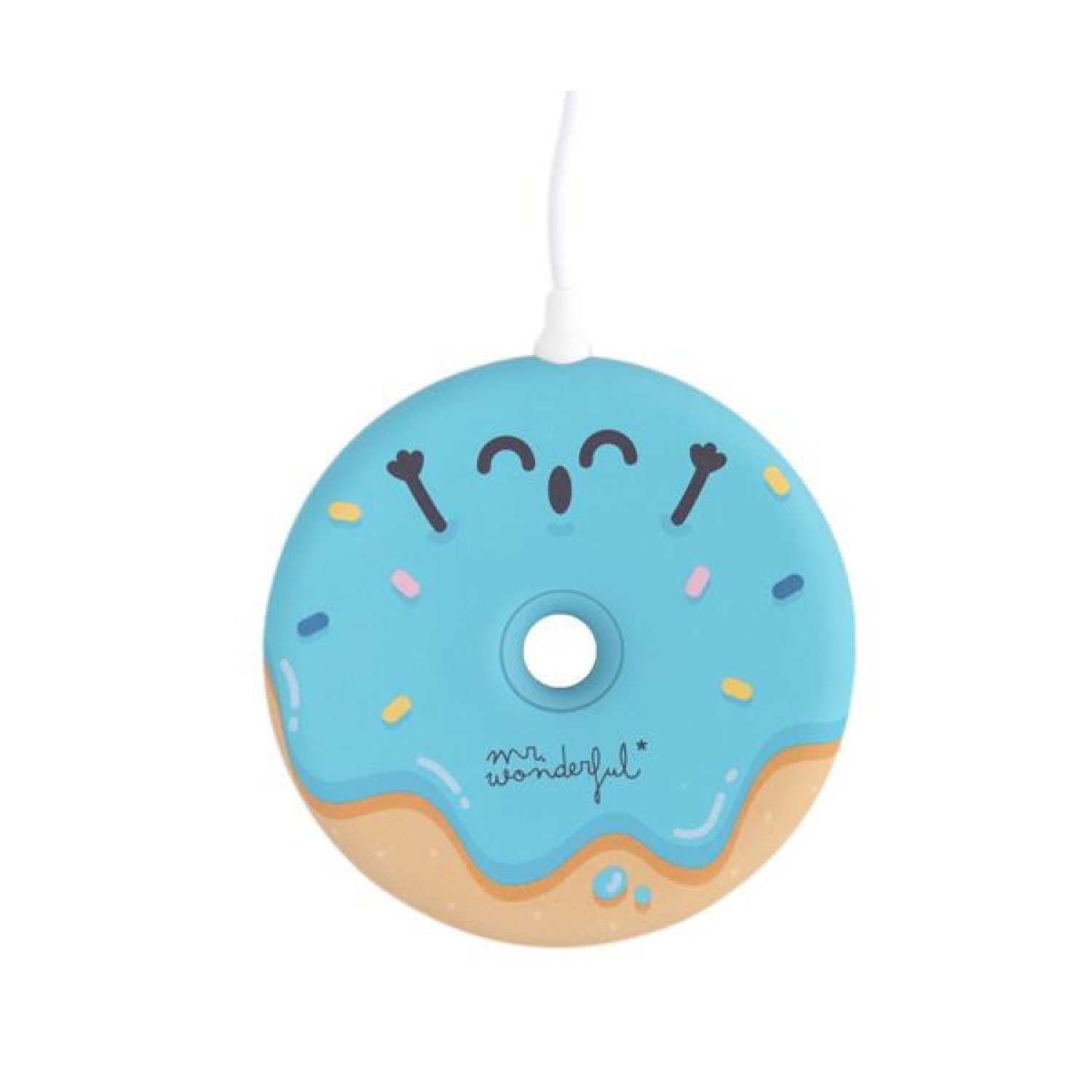 Mr. Wonderful · Cargador Inalámbrico · Forma Rosquilla · Compatible Universal