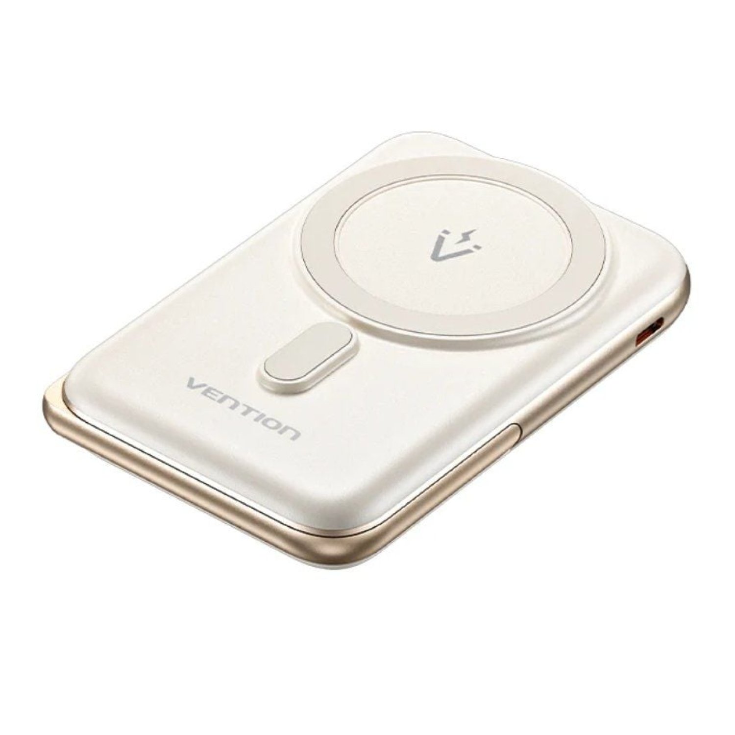 Vention Powerbank 10000mAh · 20W · Carga Inalámbrica · Blanca