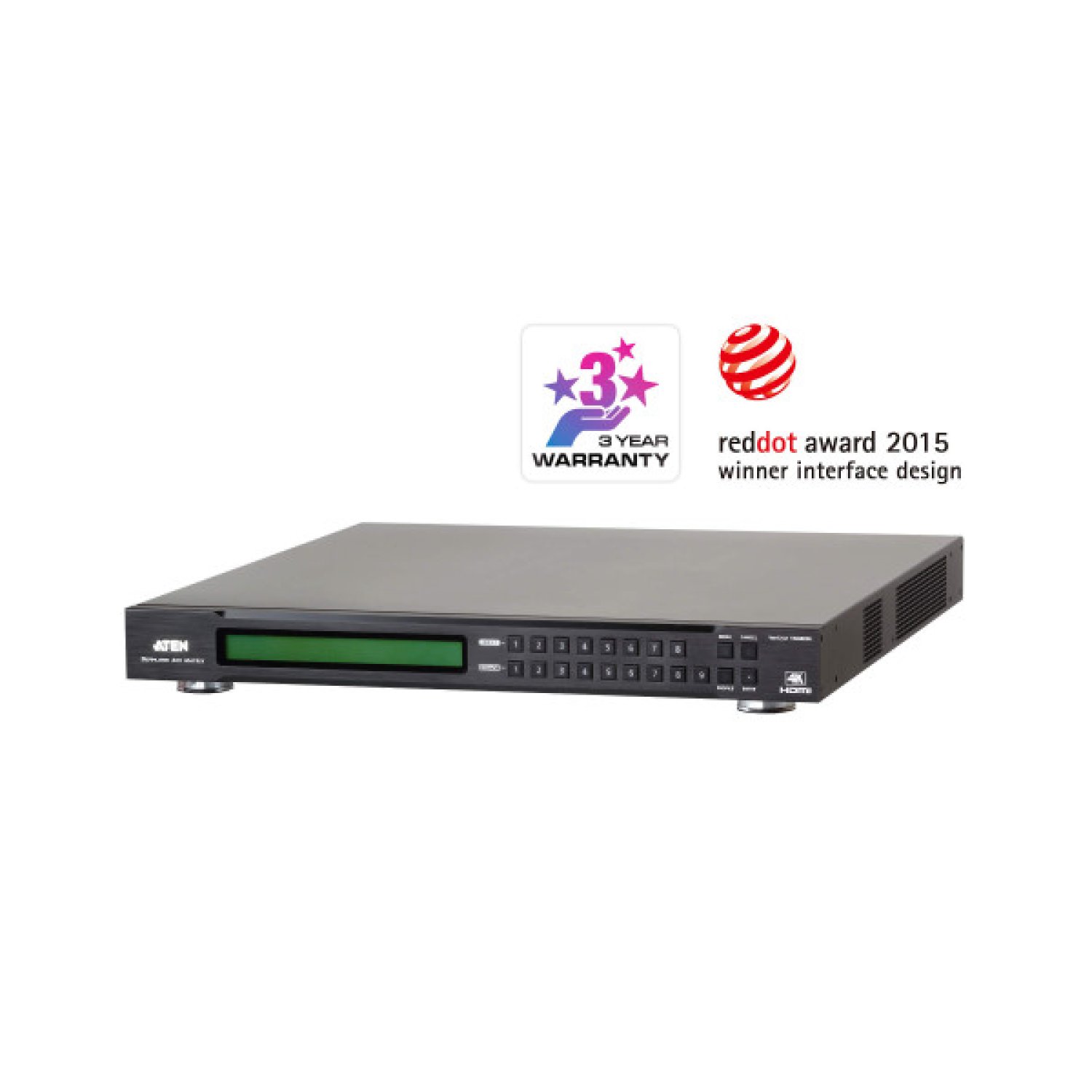 ATEN · Matriz HDMI 4K · 8x9 · Escalador · Compatible Videowall
