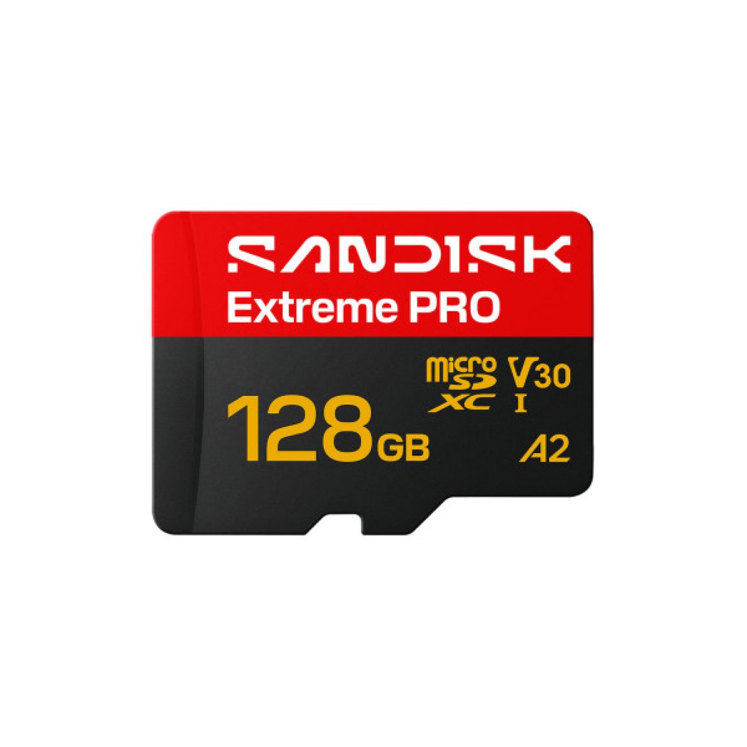 SanDisk Extreme Pro microSD · 128GB · UHS-I · 250MB/s lectura · 120MB/s escritura