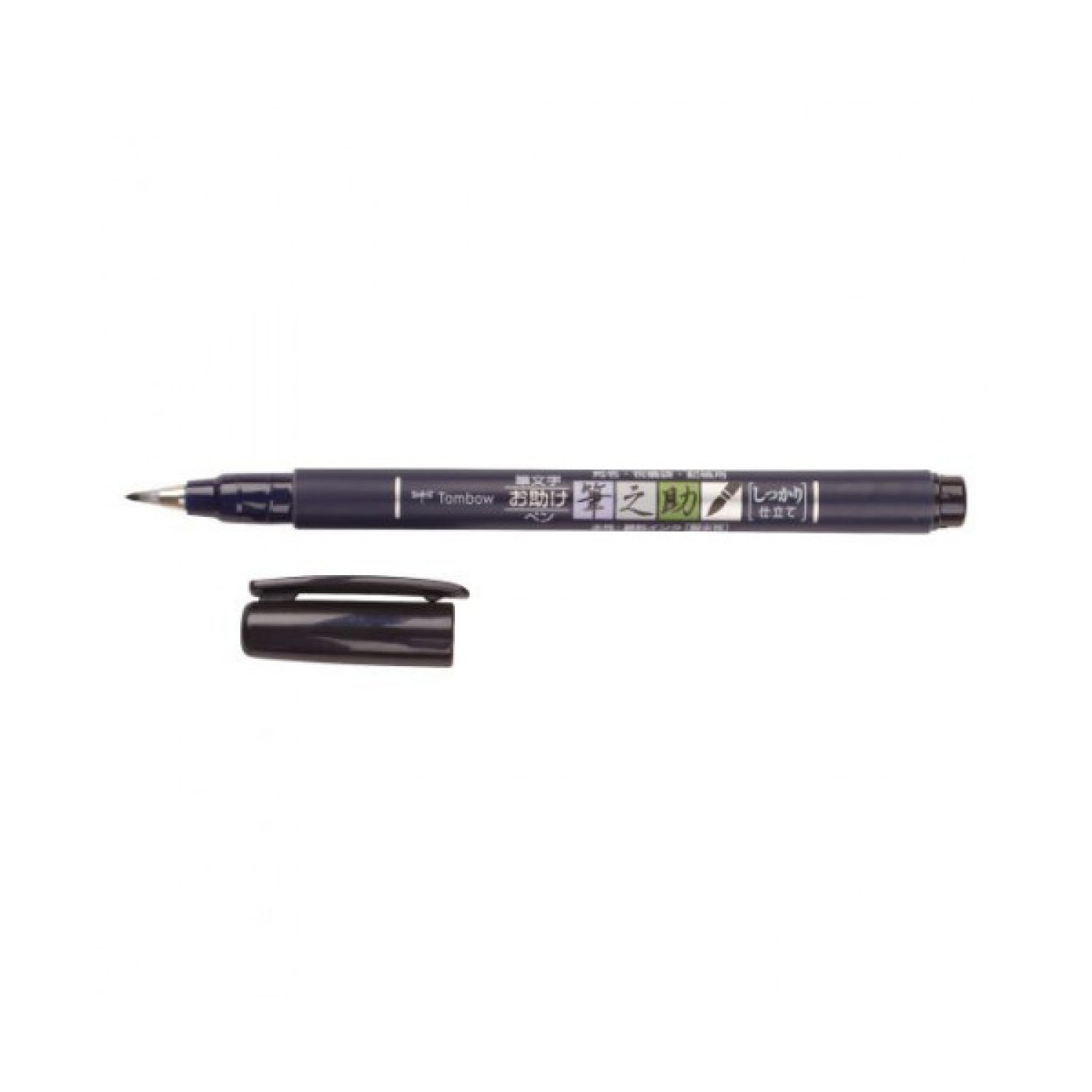 Tombow · Rotulador Base Agua · Punta Elástica Dura · Negro