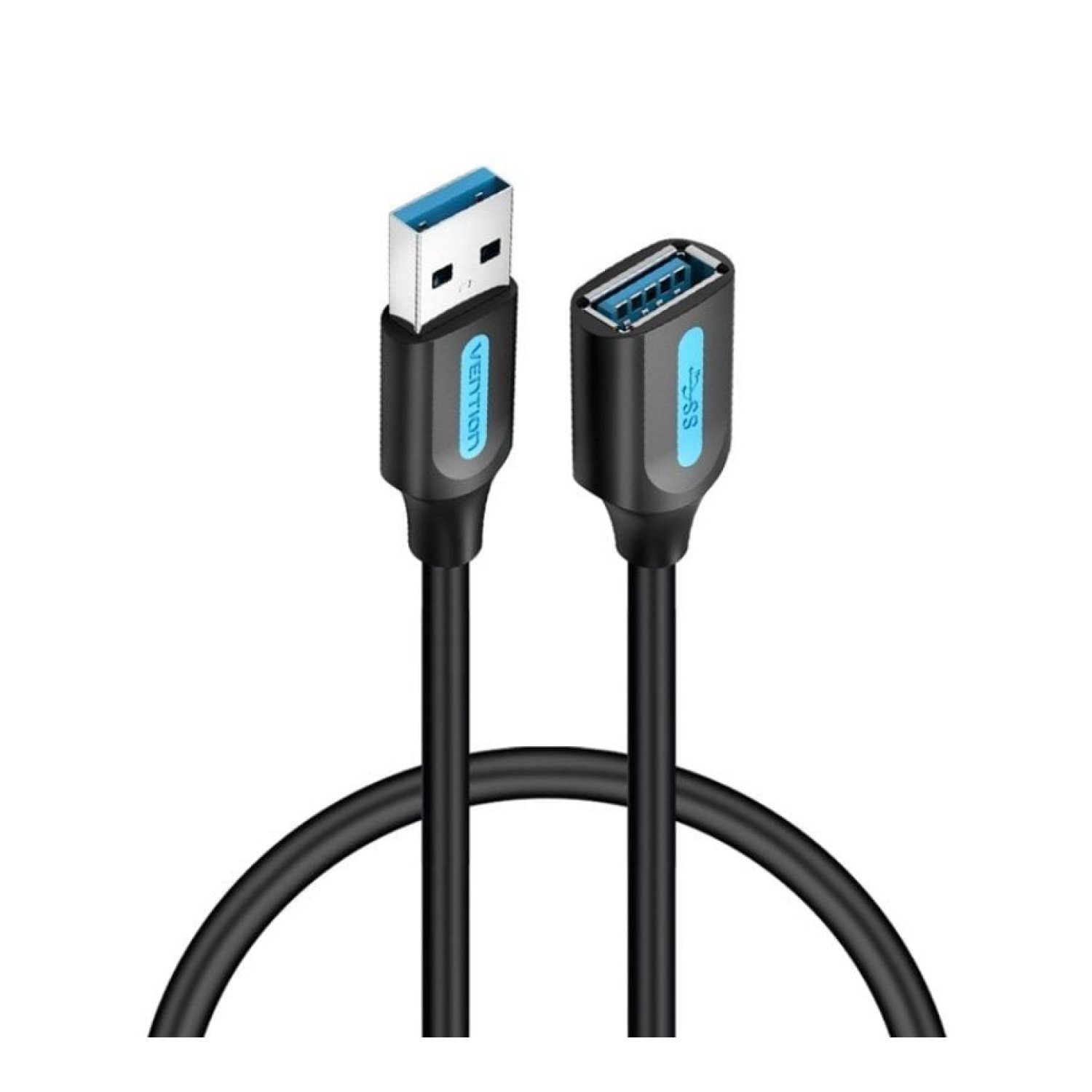 Vention Cable Alargador USB 3.0 · 5Gbps · 3m · USB Macho-Hembra · Negro