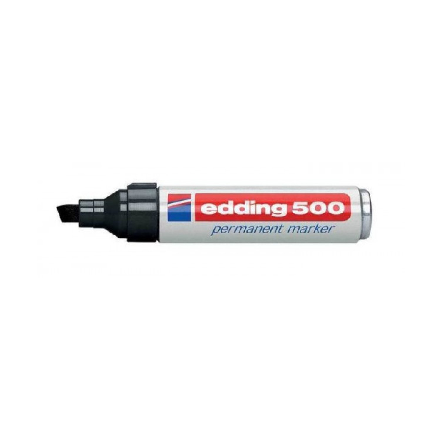 Edding 500 · Marcador Permanente · Punta Biselada 2-7mm · Negro