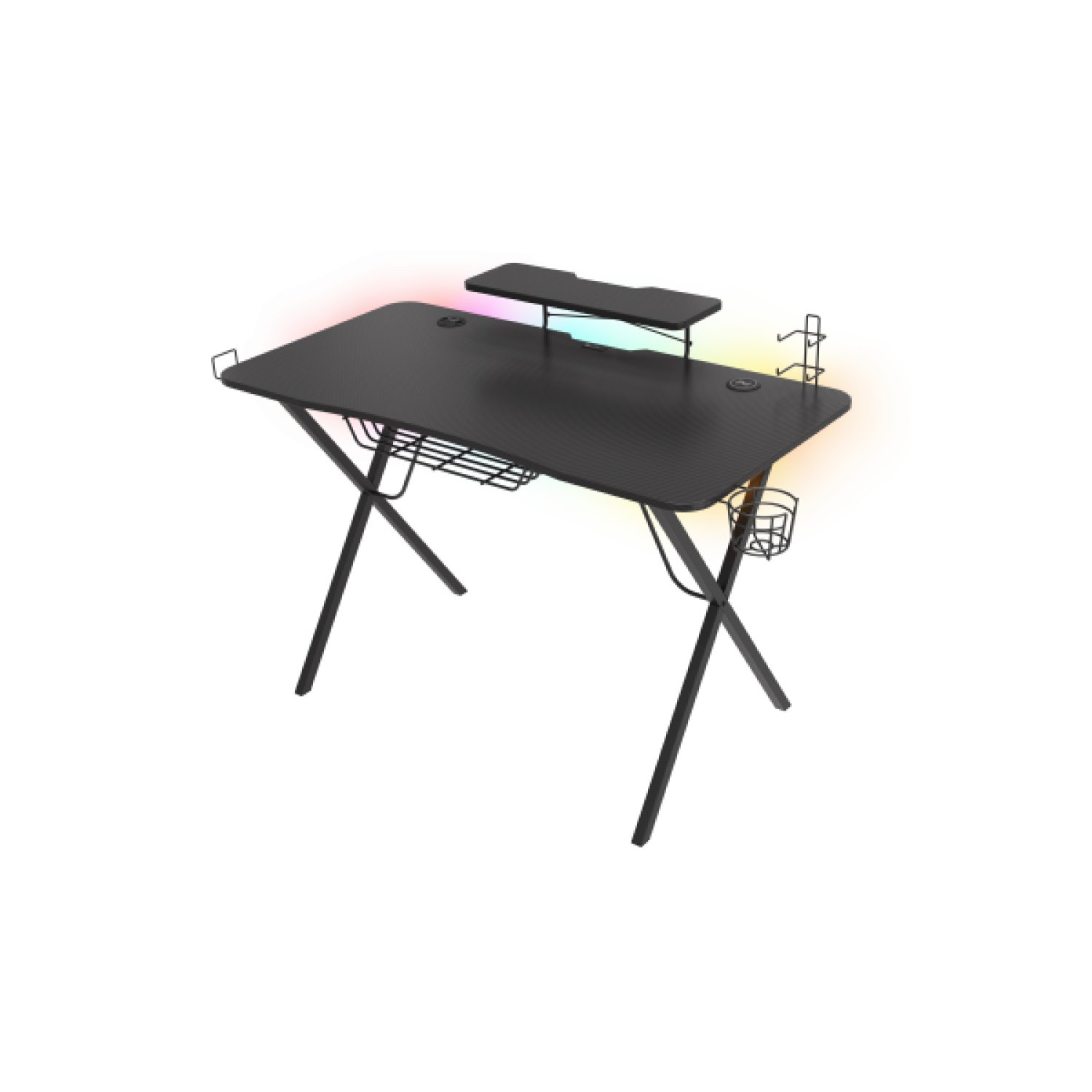 Genesis Holm 300 RGB · Silla Gaming · Reposabrazos Ajustables · Negro