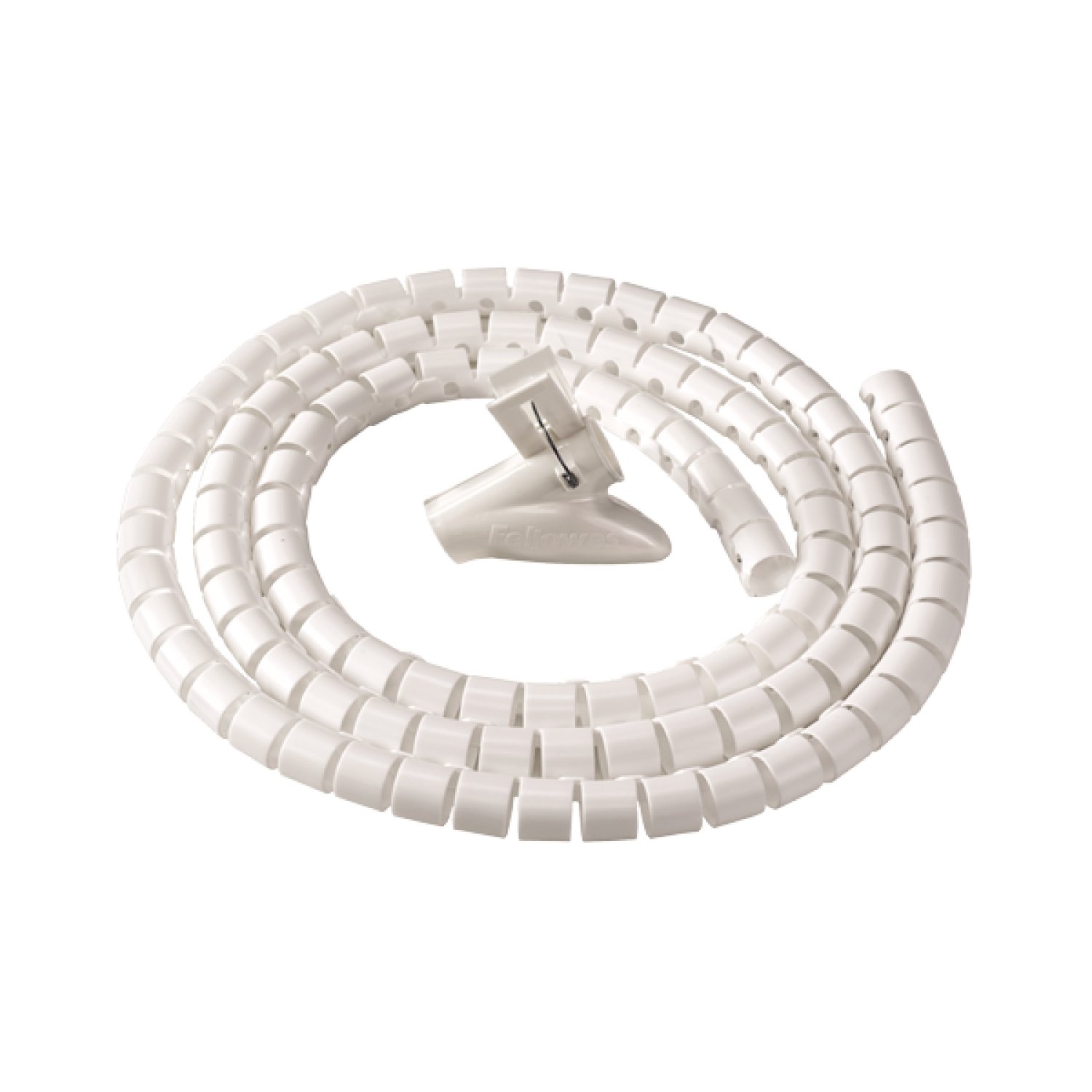 Fellowes CableZip · Tubo Flexible Protección Cables · Blanco · 1 Pieza