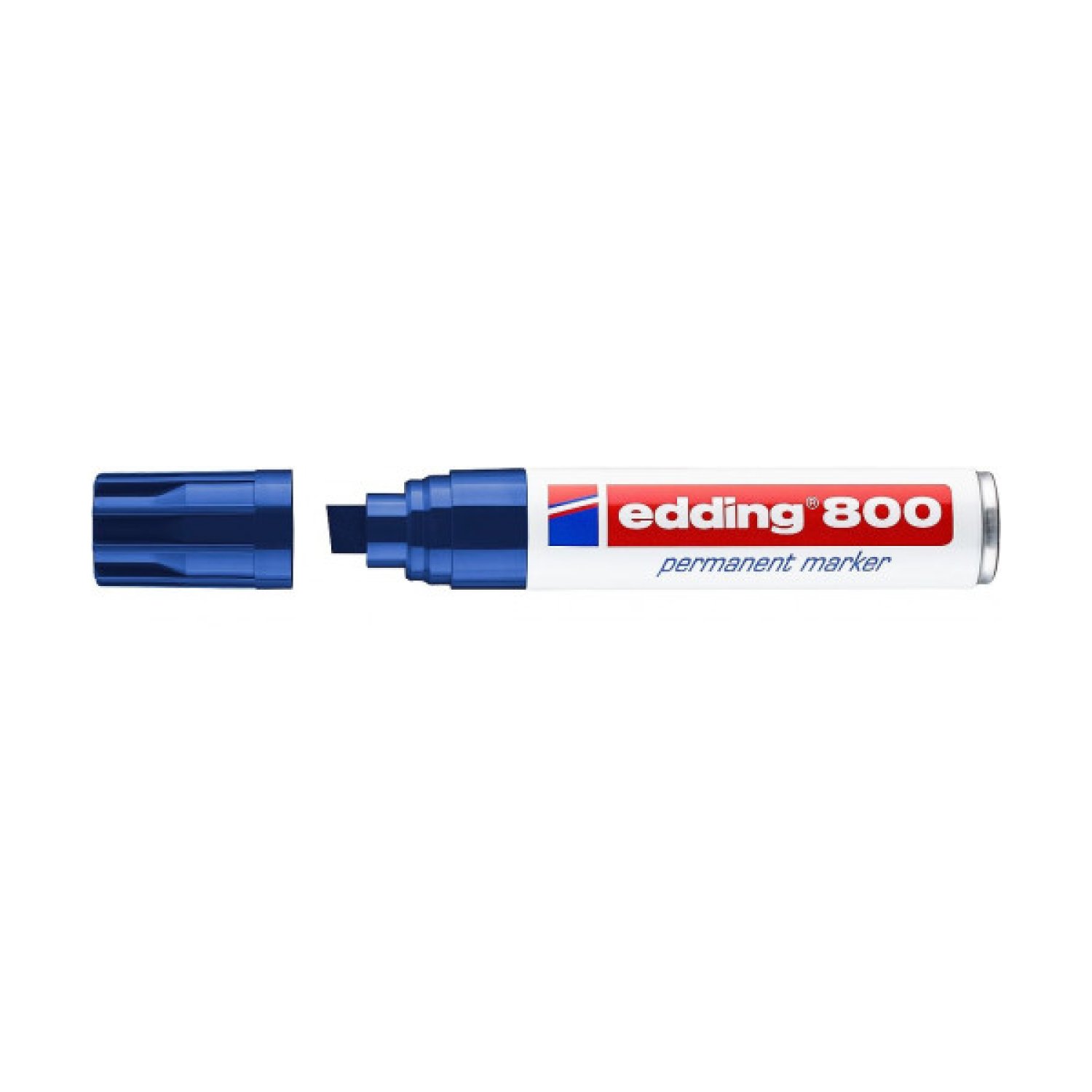 Edding 800 · Marcador Permanente · Punta Biselada 4-12mm · Azul