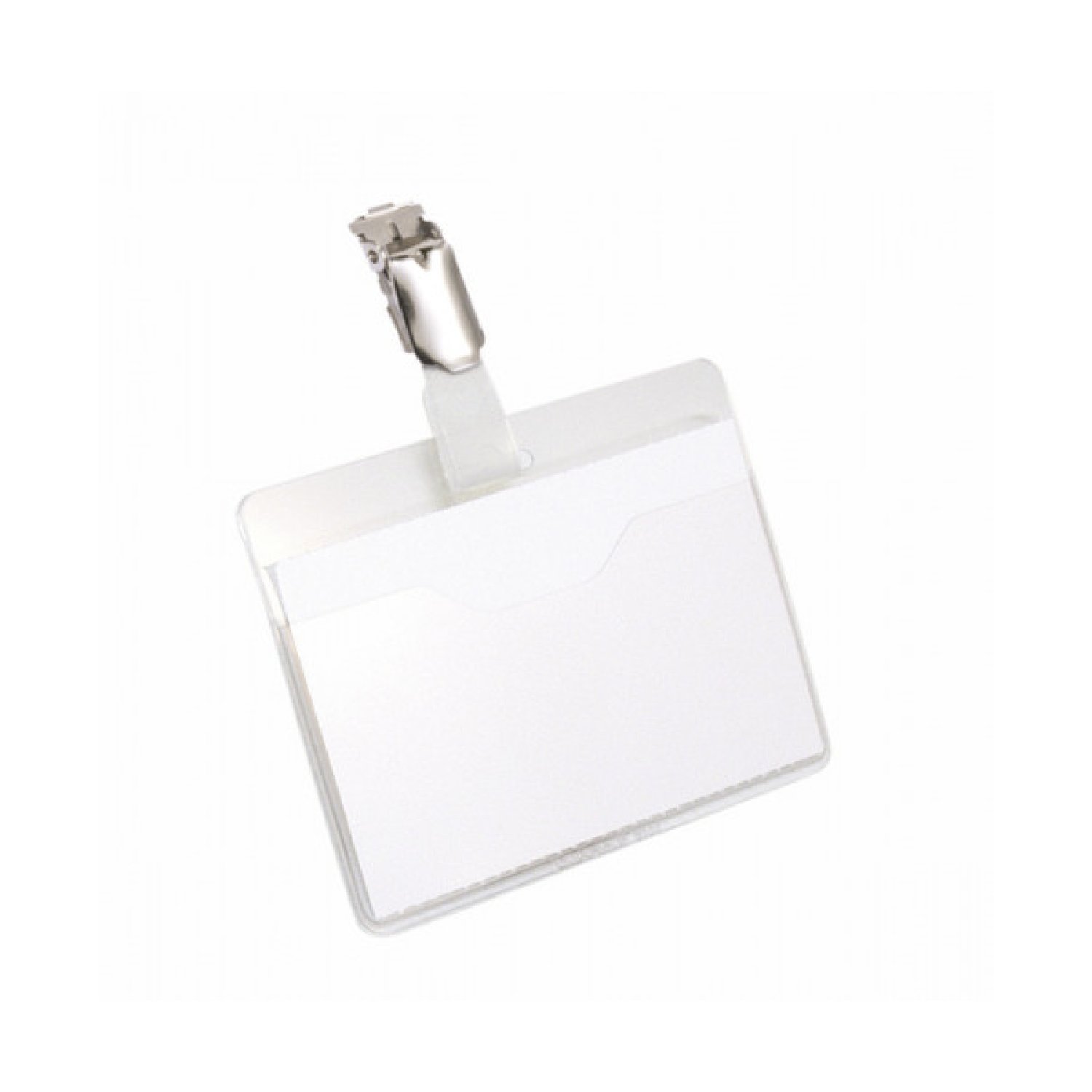 Durable · Identificadores con Pinza · 25 unidades · 60x90 mm · Transparente