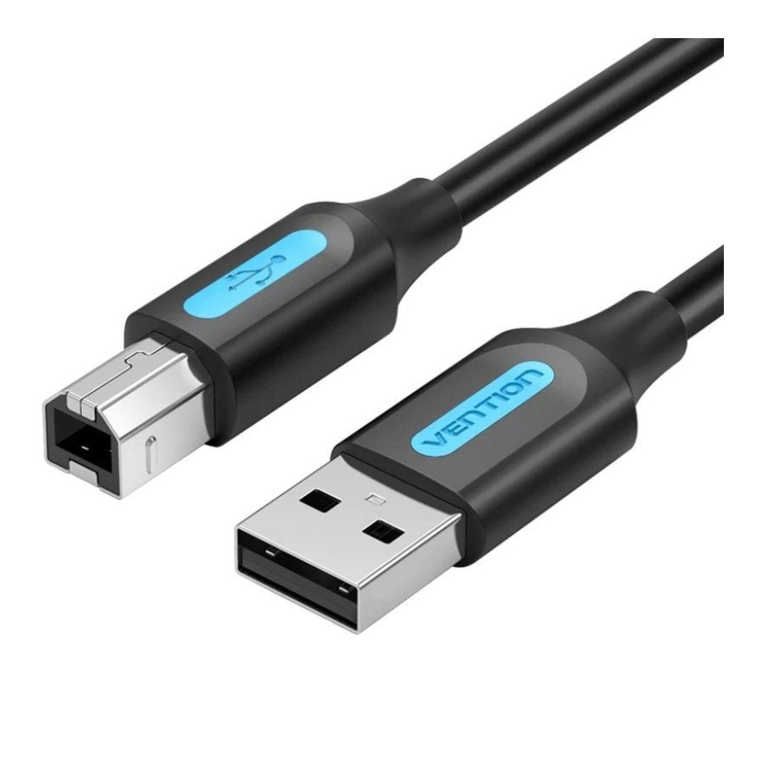 Vention Cable USB 2.0 Impresora · USB Tipo-B Macho · 480Mbps · 50cm · Negro
