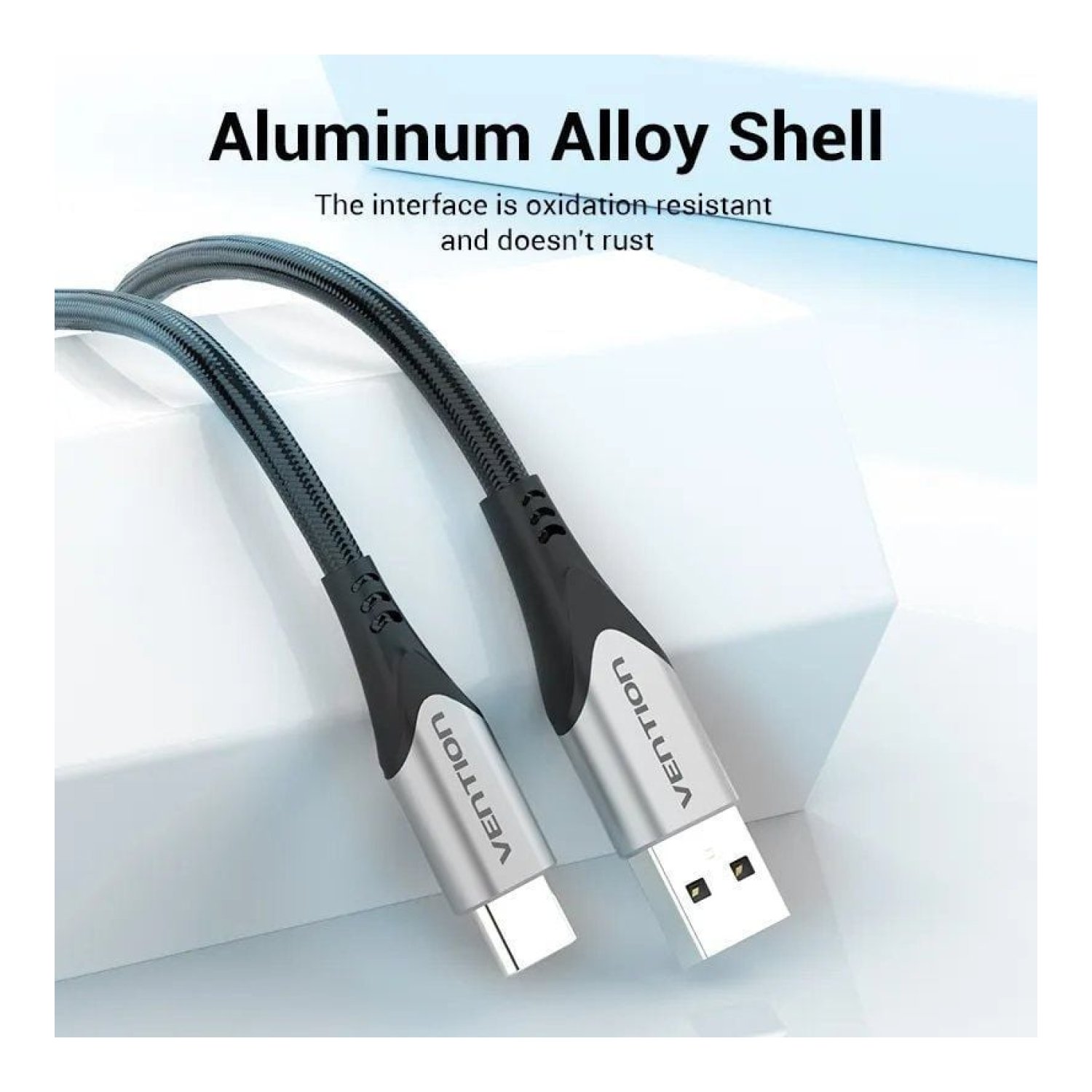 Vention · Cable USB 2.0 Tipo-C · 480Mbps · 50cm · Gris
