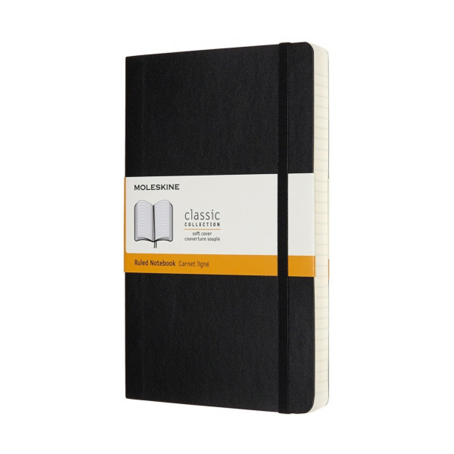 Moleskine Libreta Clásica · 13x21cm · Tapa Blanda · Rayada · Negro