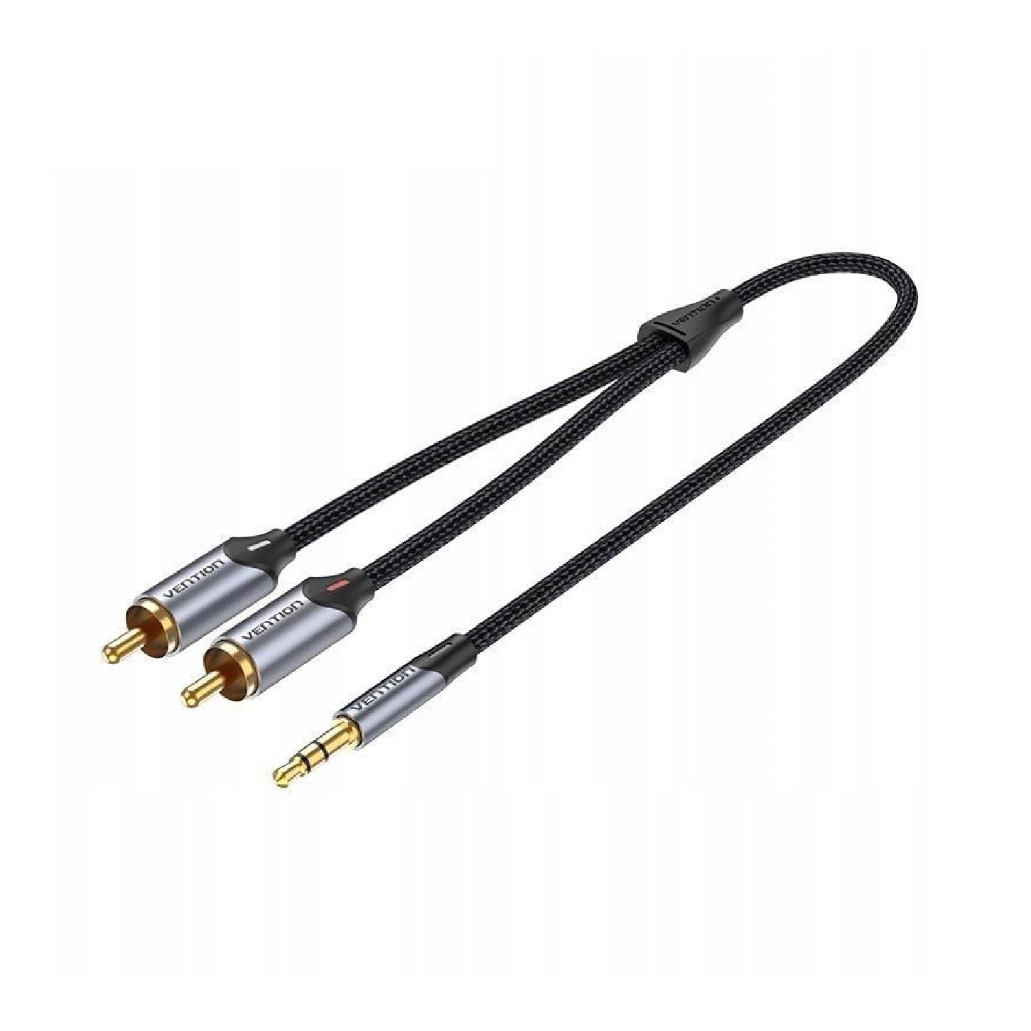 Vention · Cable Estéreo Jack 3.5 a RCA · 3m · Gris