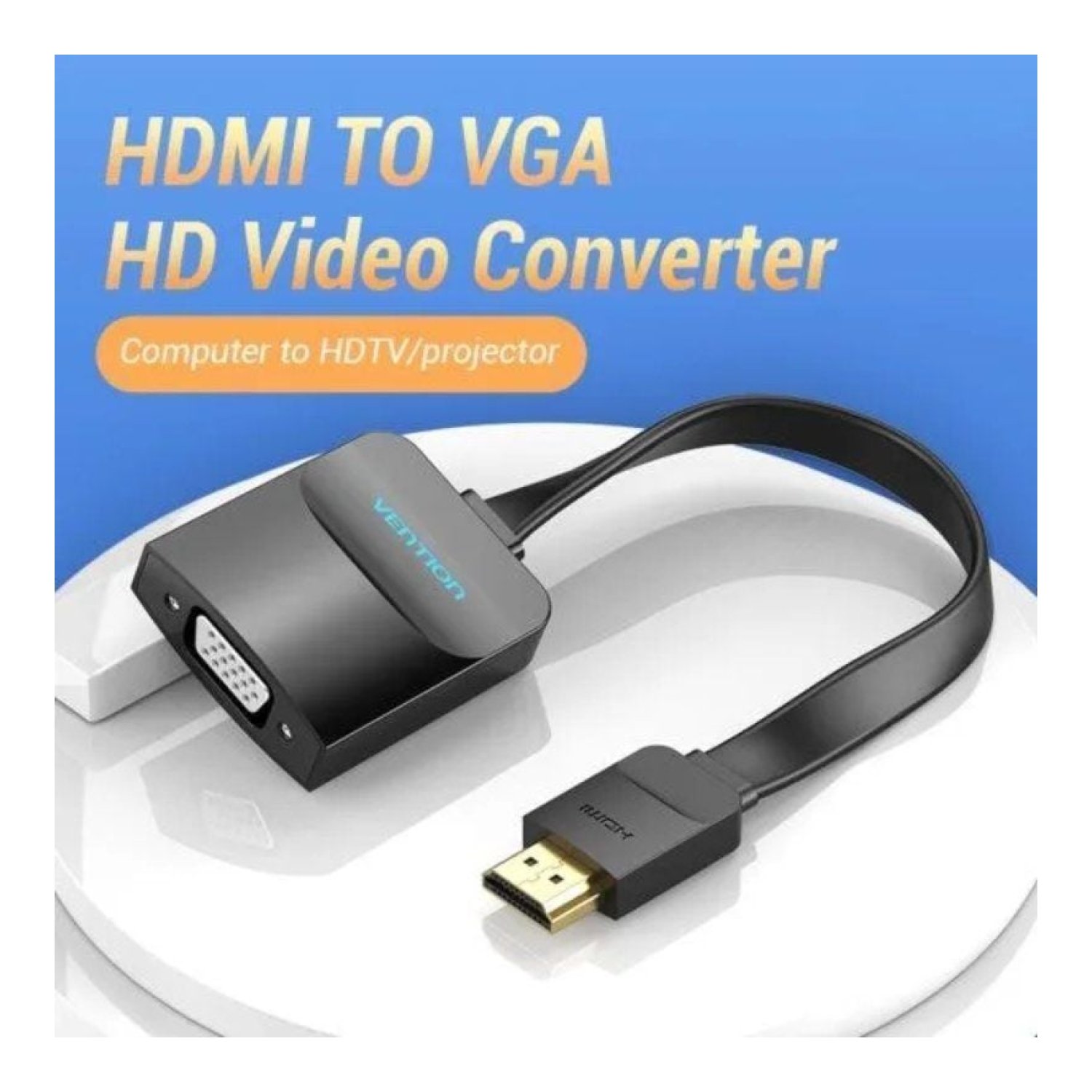 Vention · Conversor HDMI a VGA · 15cm · Negro
