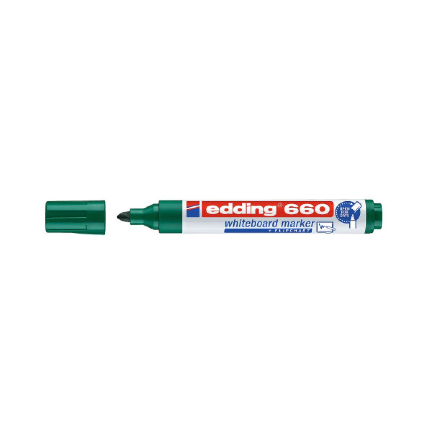 Edding 660 · Marcador Permanente · Verde · 1 Pieza