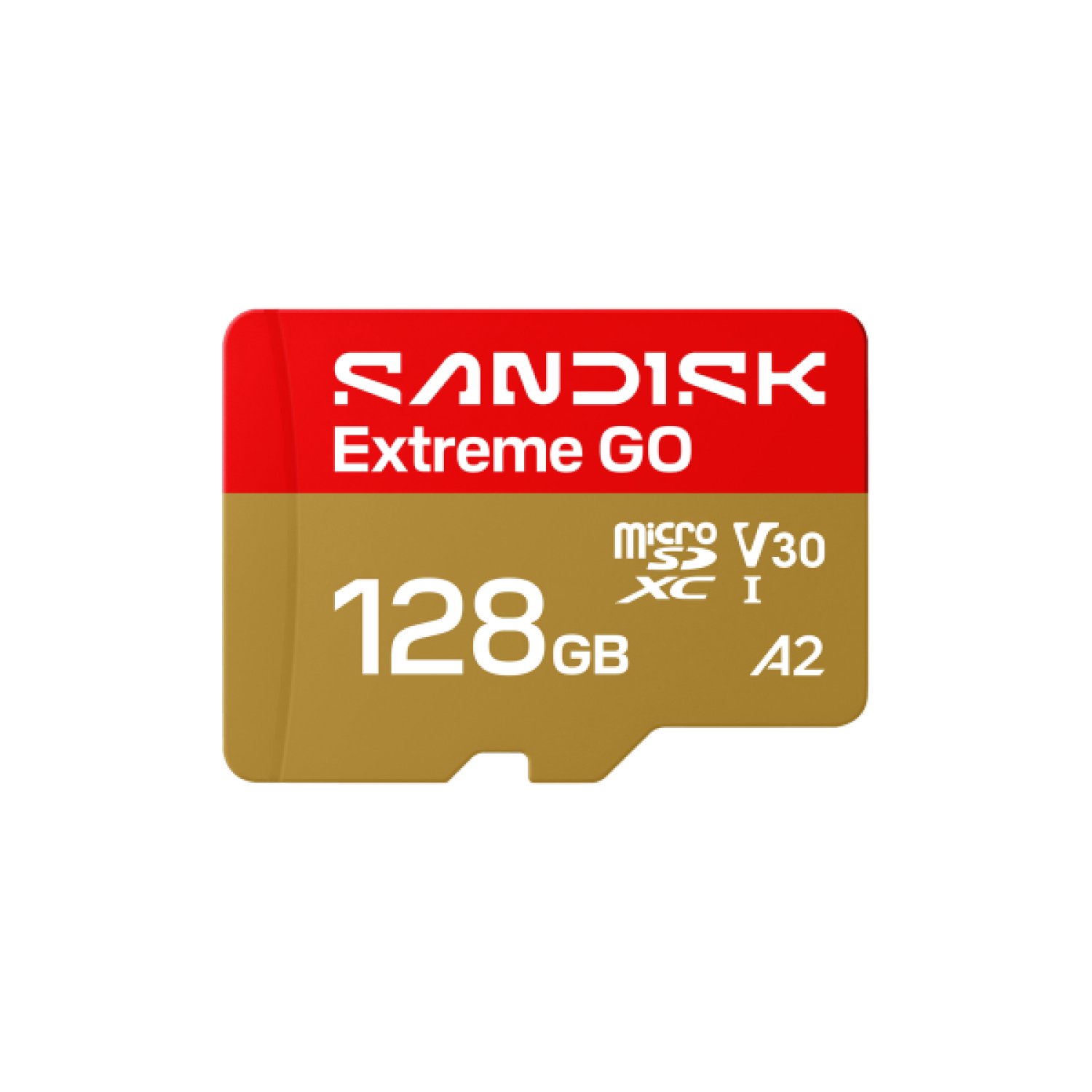 SanDisk Extreme GO MicroSD · 128GB · UHS-I · 240MB/s Lectura · 120MB/s Escritura