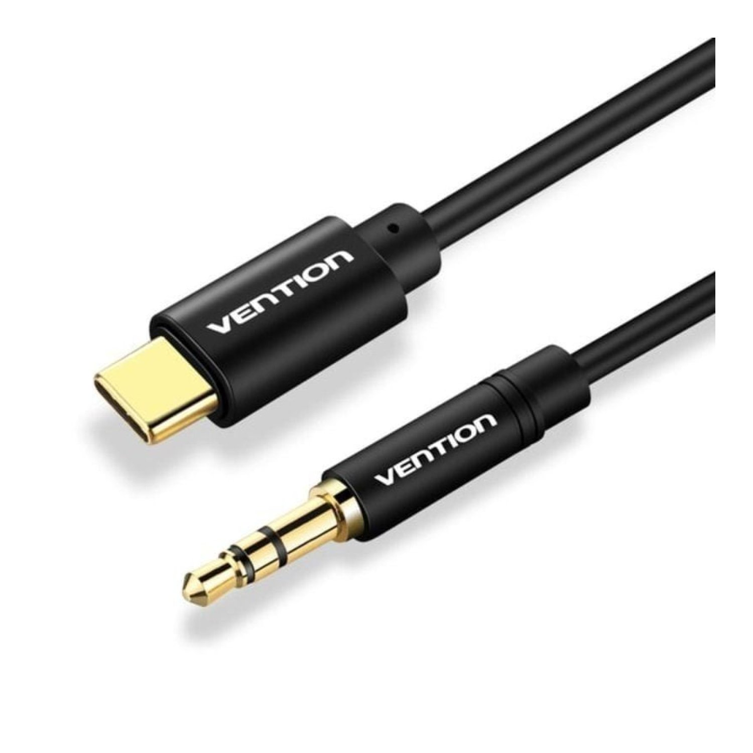 Vention · Cable Conversor USB-C a Jack 3.5mm · 1m · Negro