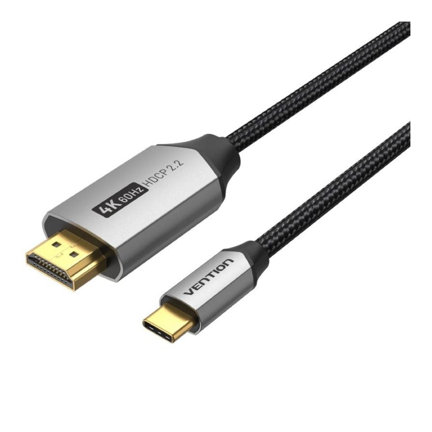 Vention · Cable HDMI 2.0 · USB-C a HDMI · 4K · 1m · Negro