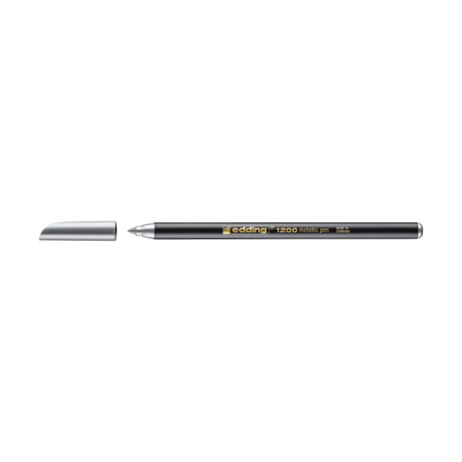 Edding 1200 · Rotulador Permanente · Color Plata · Punta 1-3mm