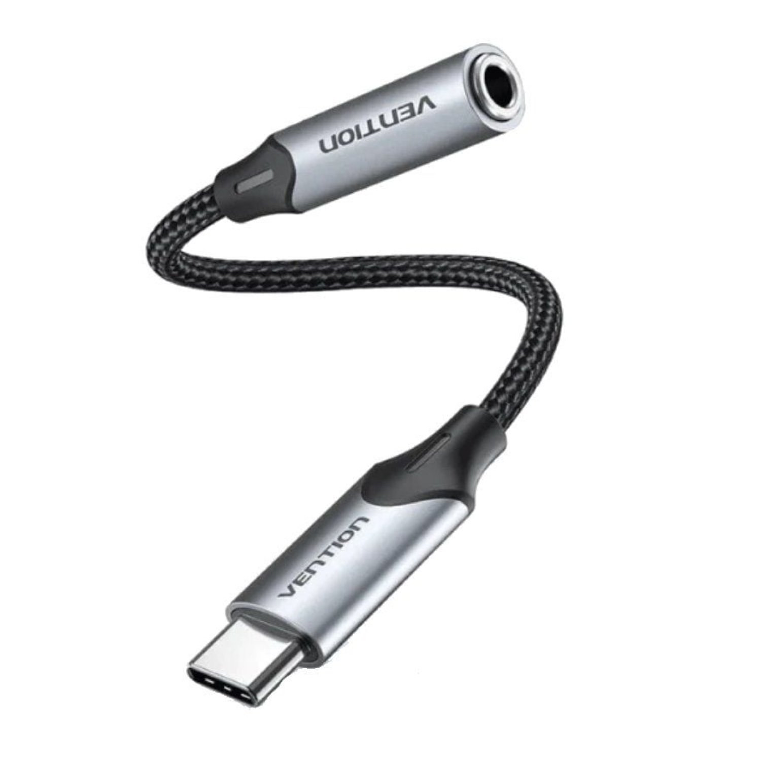Vention · Conversor Jack 3.5 a USB-C · 1m · Gris