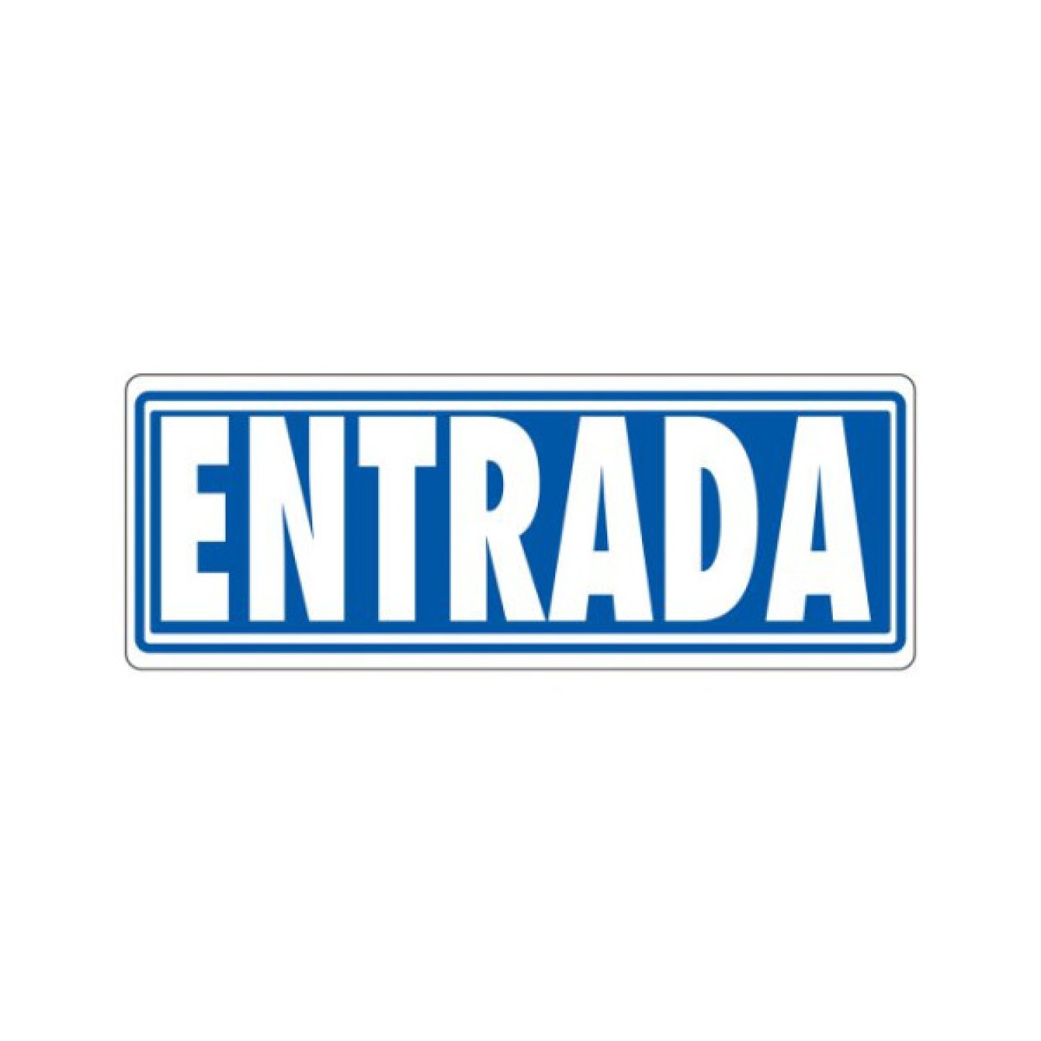 Archivo 2000 · Señal PVC Entrada · 175x65mm · Gris · Sin Indicador