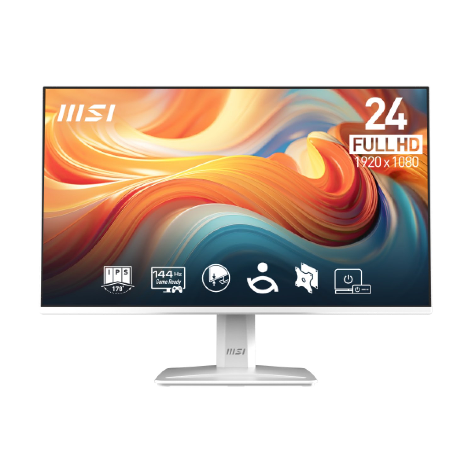MSI Pro MP243W E14 · 23,8" Full HD · 1920 x 1080 · Panel IPS · Blanco