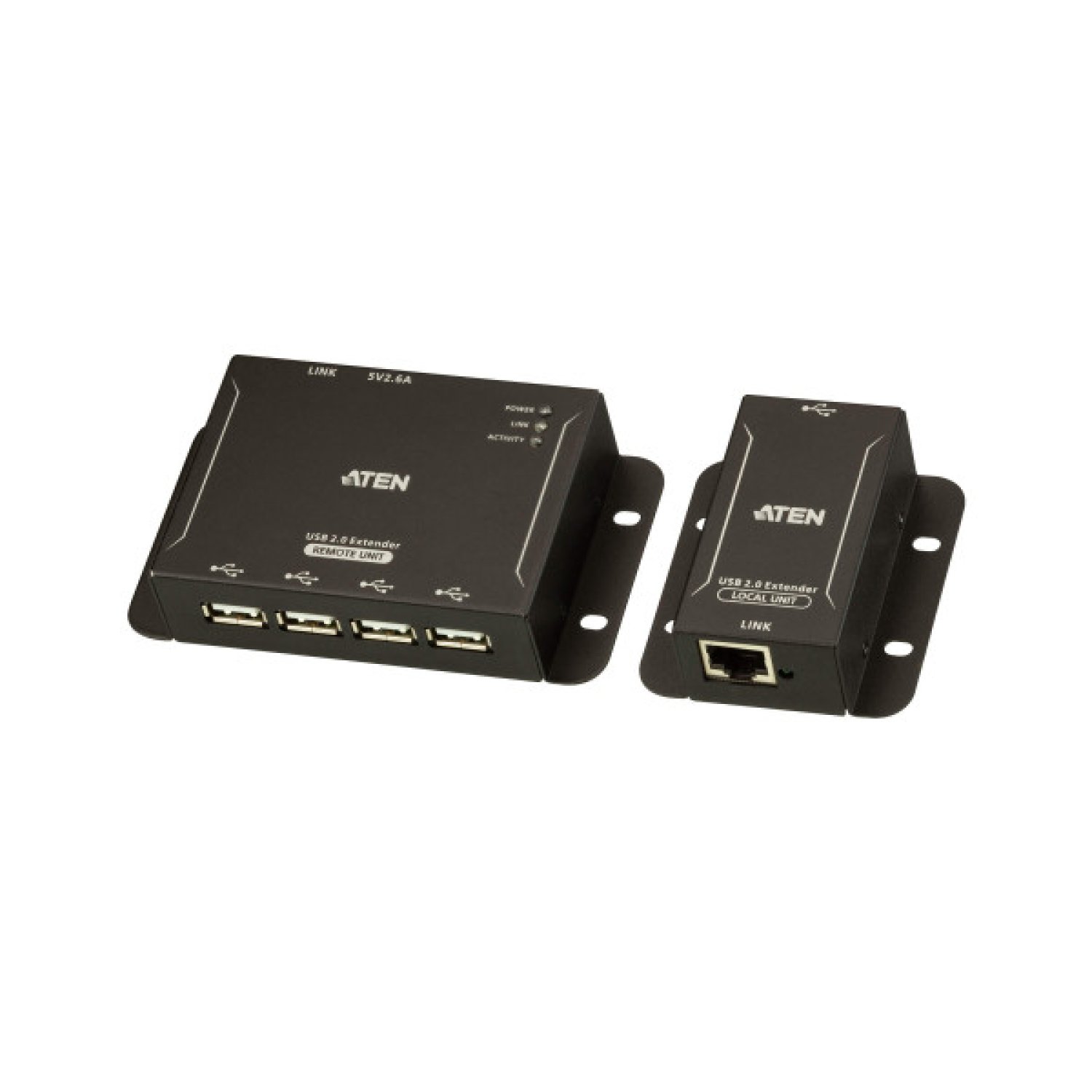 Aten Extensor USB 2.0 · Hub 4 Puertos · Cat5 · Hasta 50m