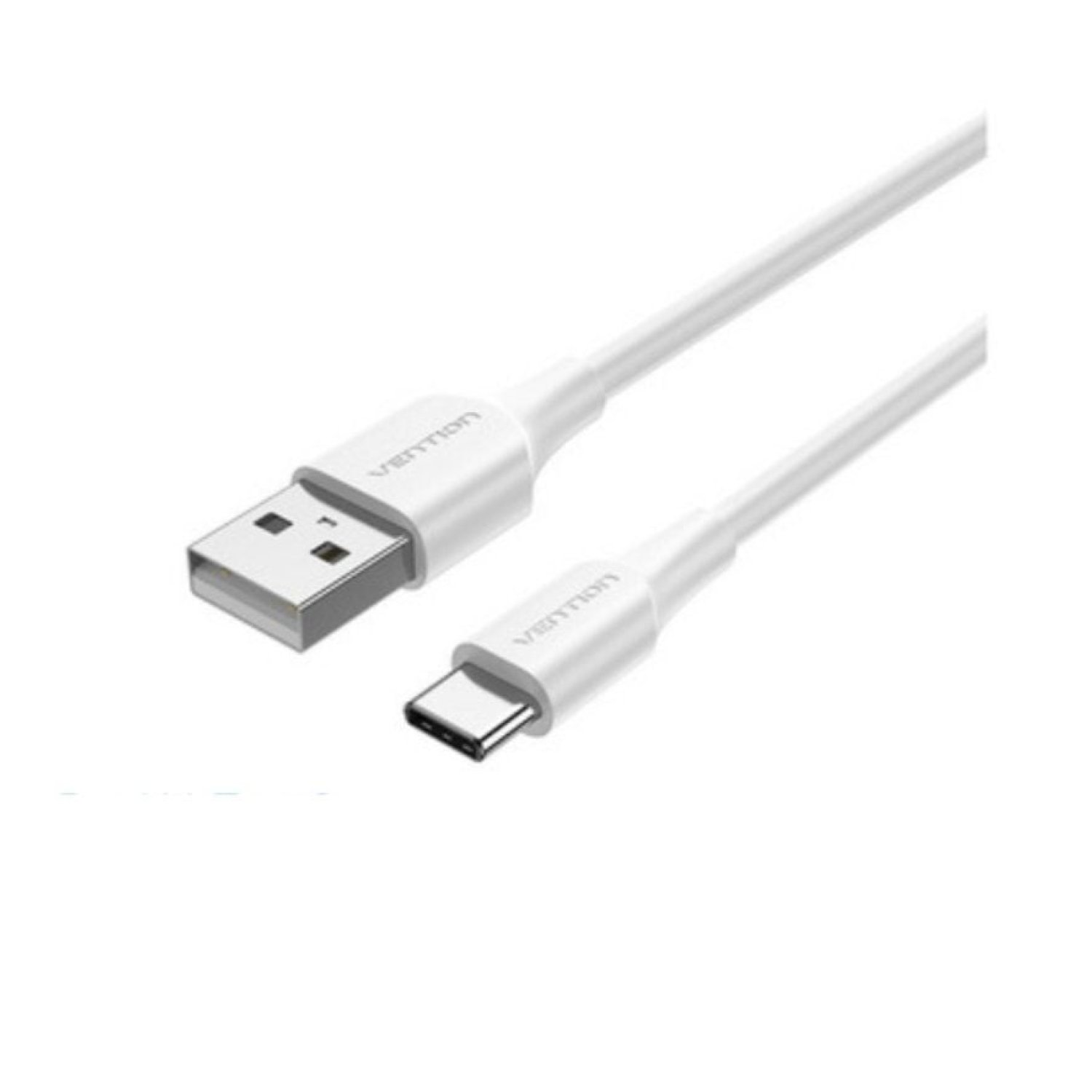 Vention Cable USB 2.0 Tipo-C · 2m · 480Mbps · USB-C a USB-A · Blanco