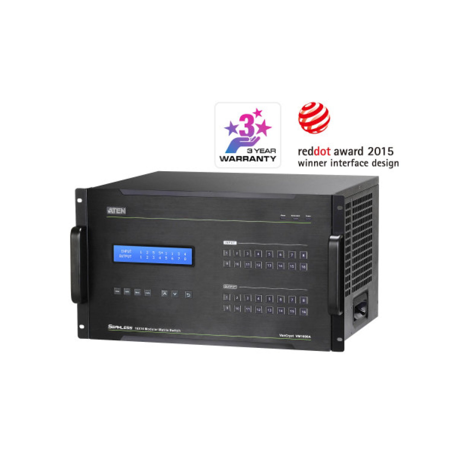 Aten · Matriz de Conmutación Modular · 16x16 · AV Pro
