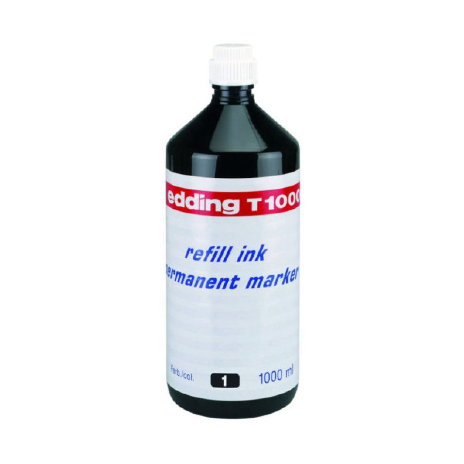 Edding T1000 · Tinta para Rellenar · 1000ml · Negro