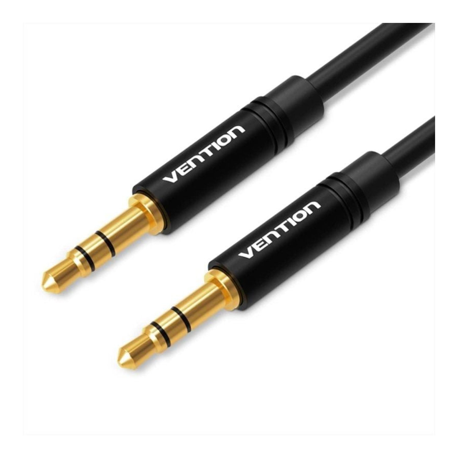 Vention Cable Estéreo · Jack 3.5mm a Jack 3.5mm · 1m · Negro
