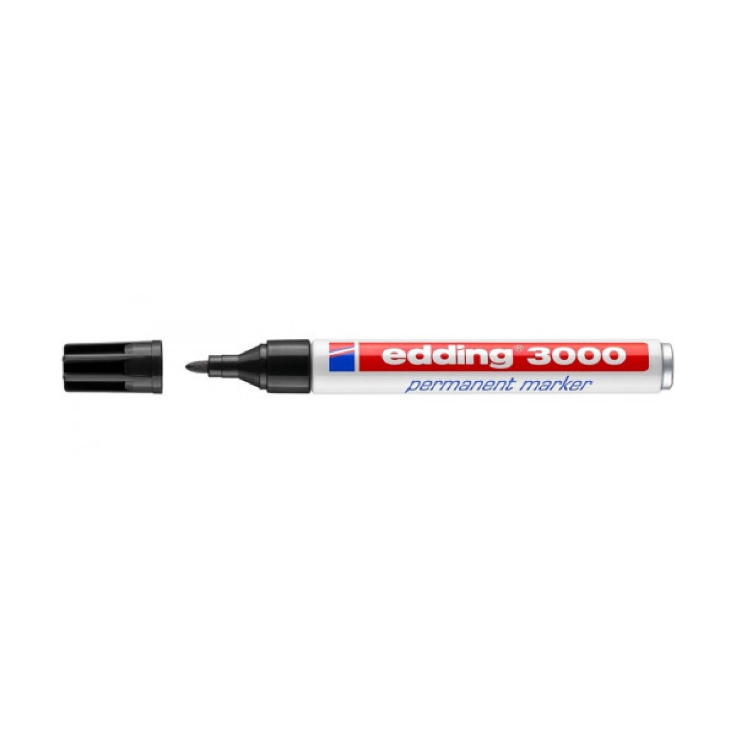 Edding 3000 · Marcador Permanente · Punta Redonda 1,5-3mm · Negro