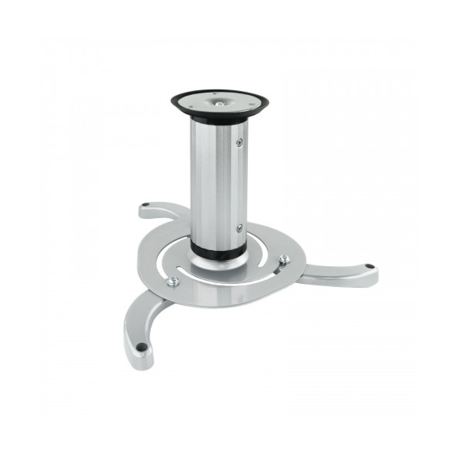 TooQ · Soporte Universal de Techo para Proyector · Giratorio 360º · Plata