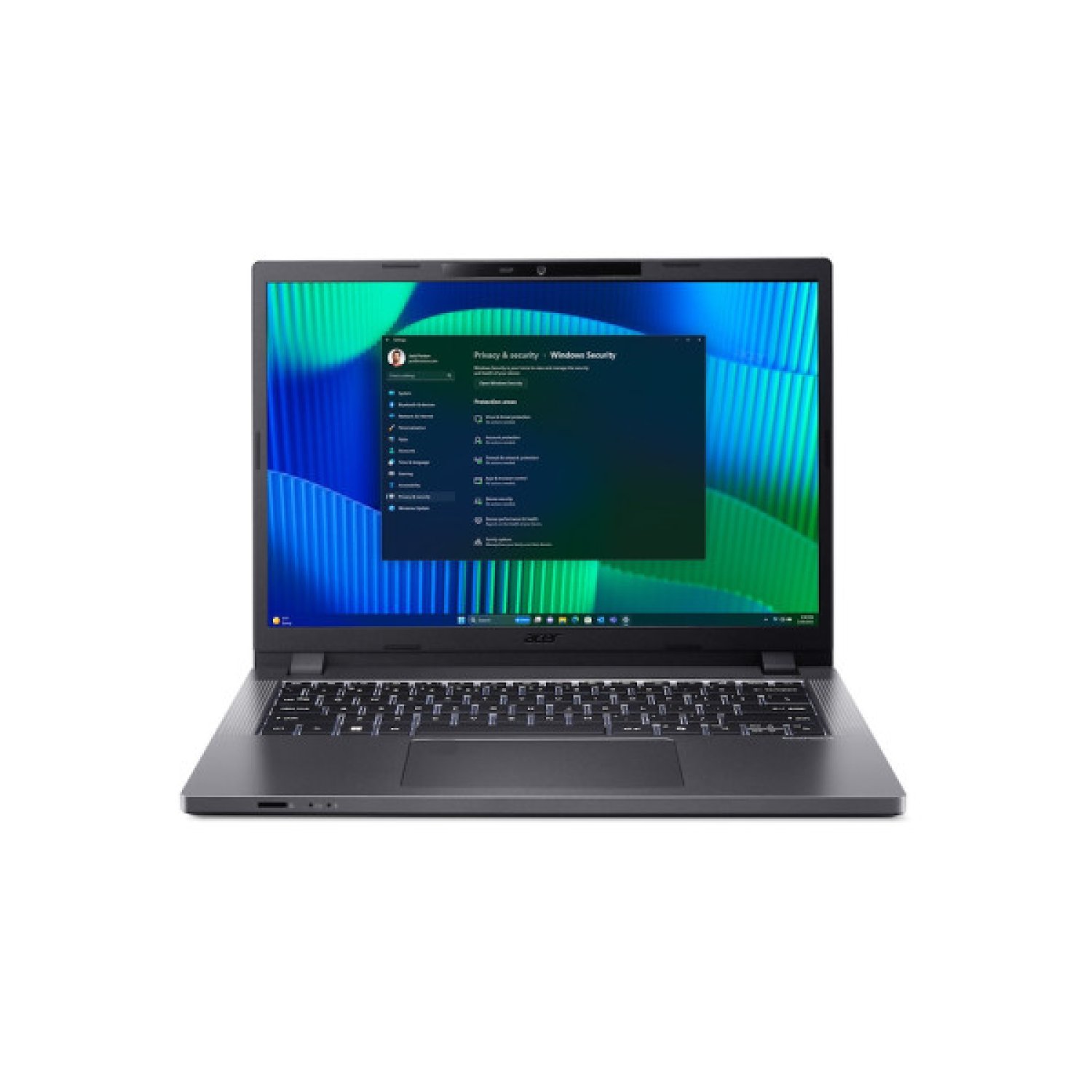 Acer TravelMate P214-55 · 14" WUXGA · Ryzen C5120U · 16GB RAM · 512GB SSD · WiFi 6E · 4G · Gris