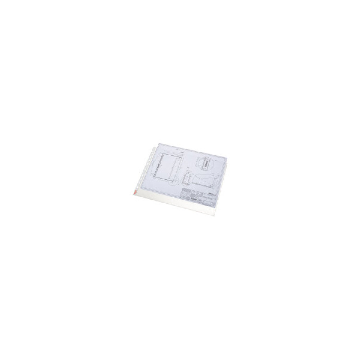 Esselte · Bolsa 10 Fundas Multitaladro · A3 Apaisado · 80 Micras PP Transparente