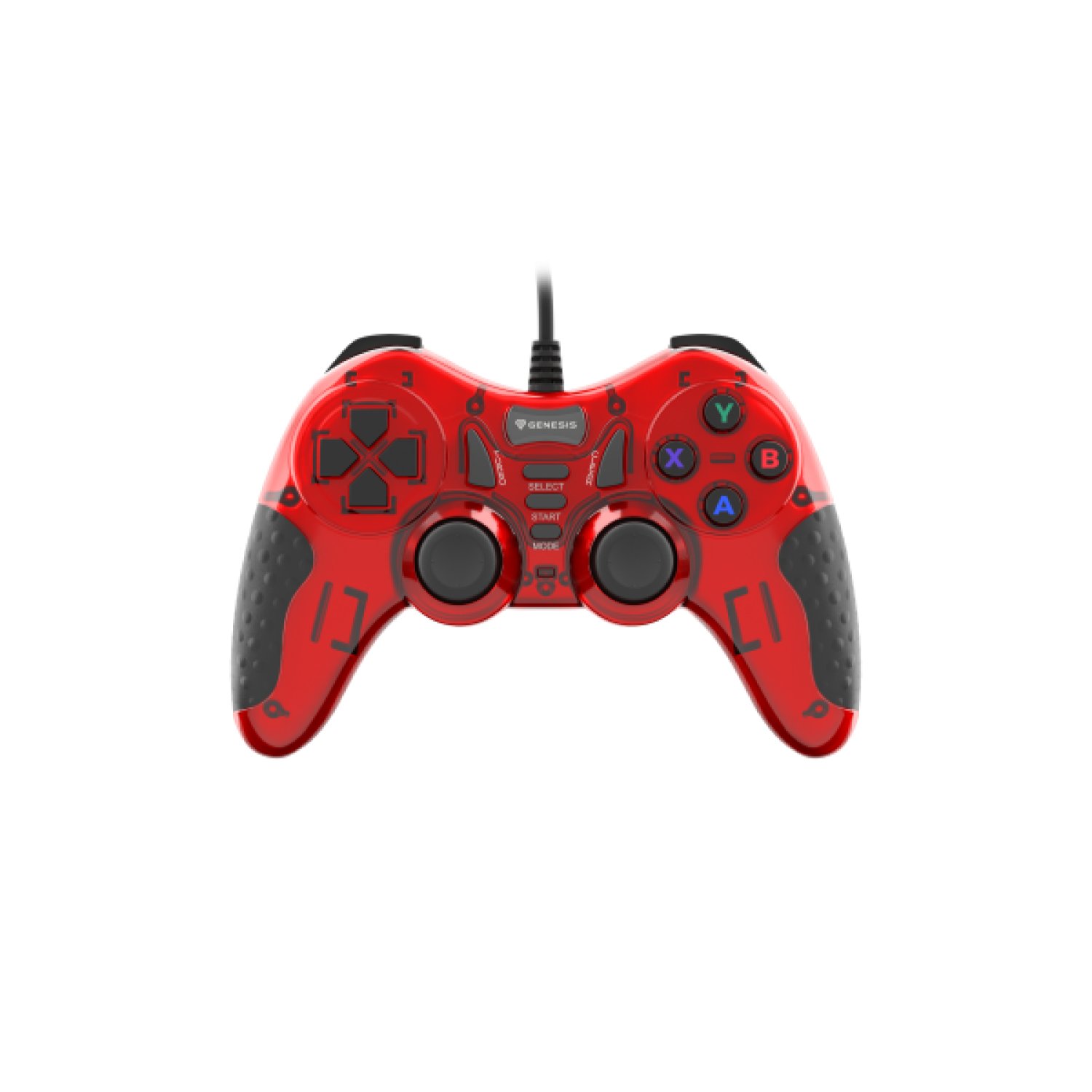 Genesis Mangan 200 · Gamepad USB 2.0 · Analógico/Digital · Rojo