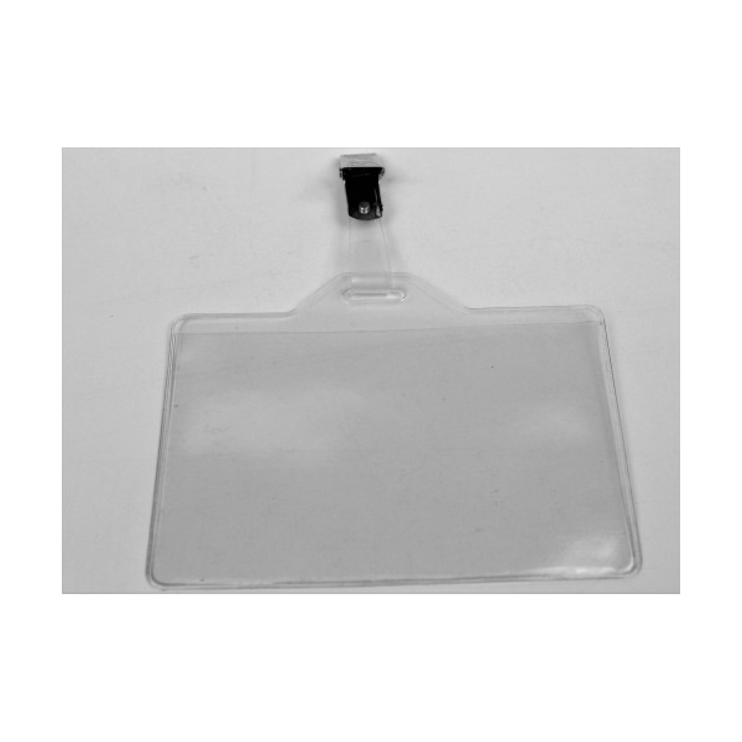 Iberplas · Fundas de Identificación PVC · 70x106mm Apaisado · Pack 100 Unidades con Pinza