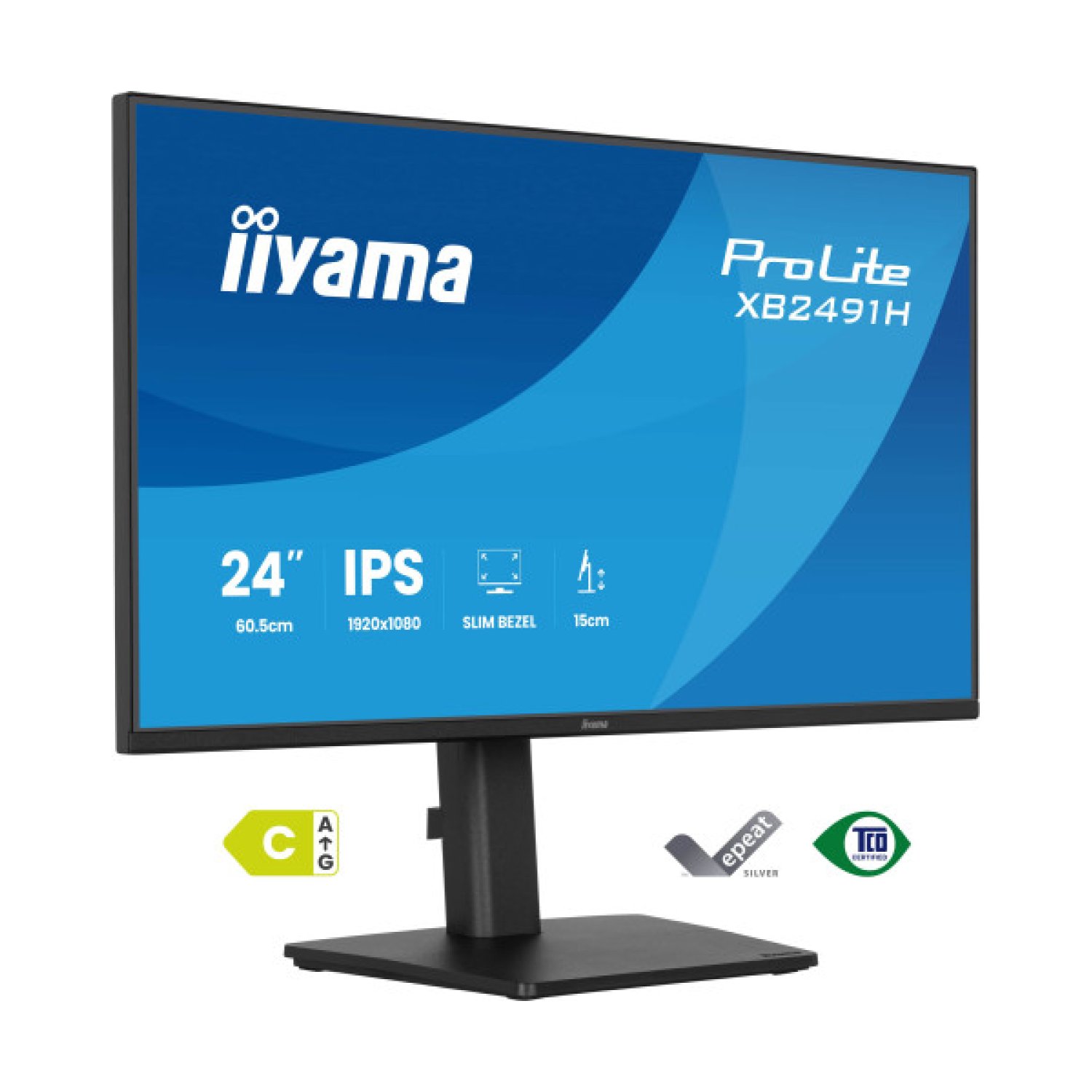 iiyama ProLite XB2491H-B1 · 23,8" · Full HD 1920x1080 · Panel IPS · Negro